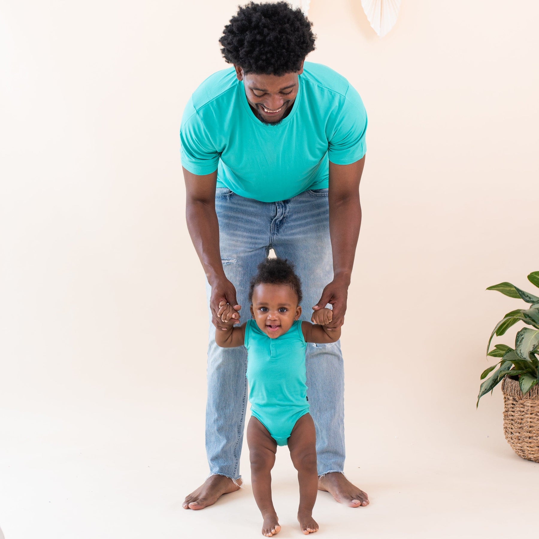 Kyte Baby Sleeveless Bodysuits Sleeveless Bodysuit in Caribbean