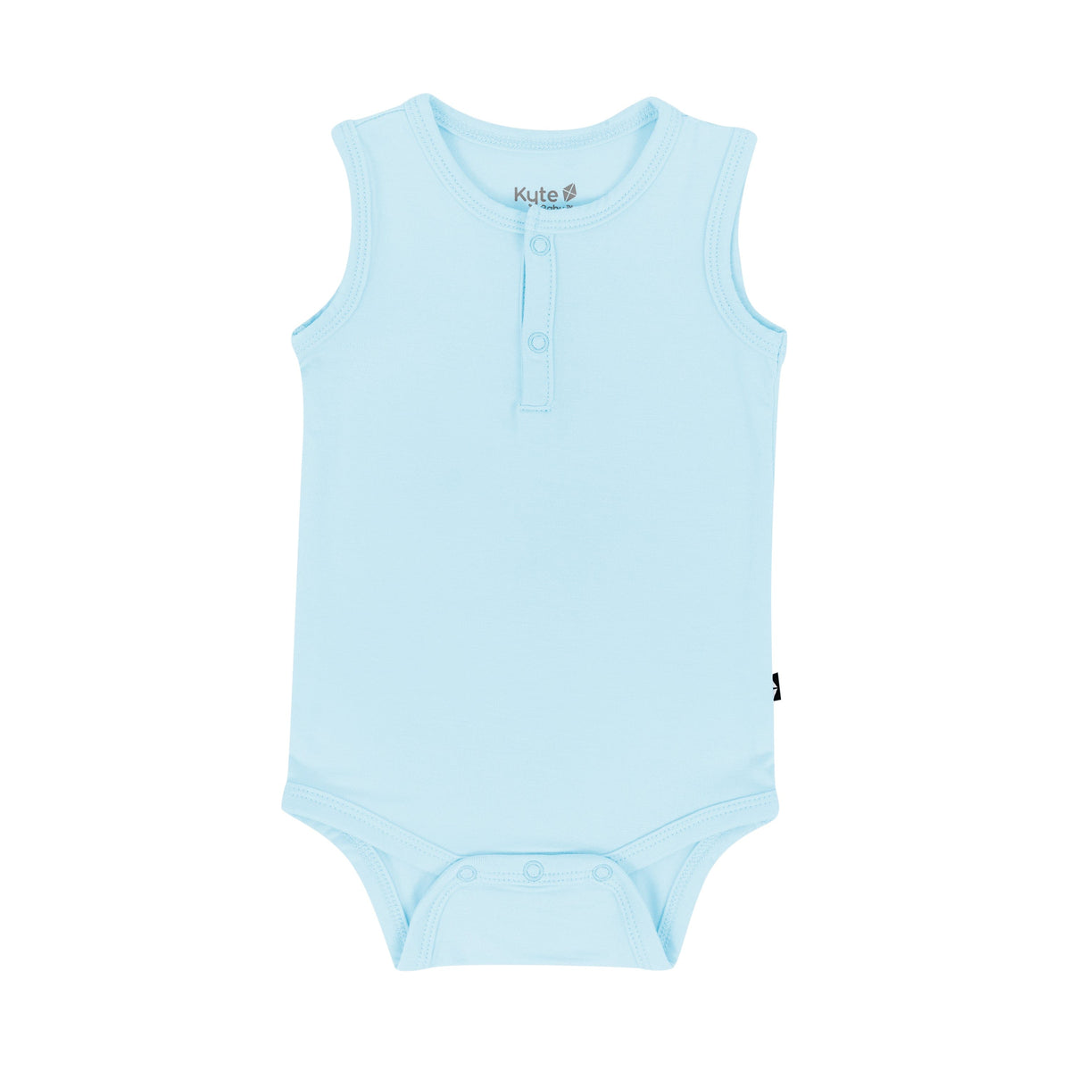 Kyte Baby Sleeveless Bodysuits Sleeveless Bodysuit in Powder