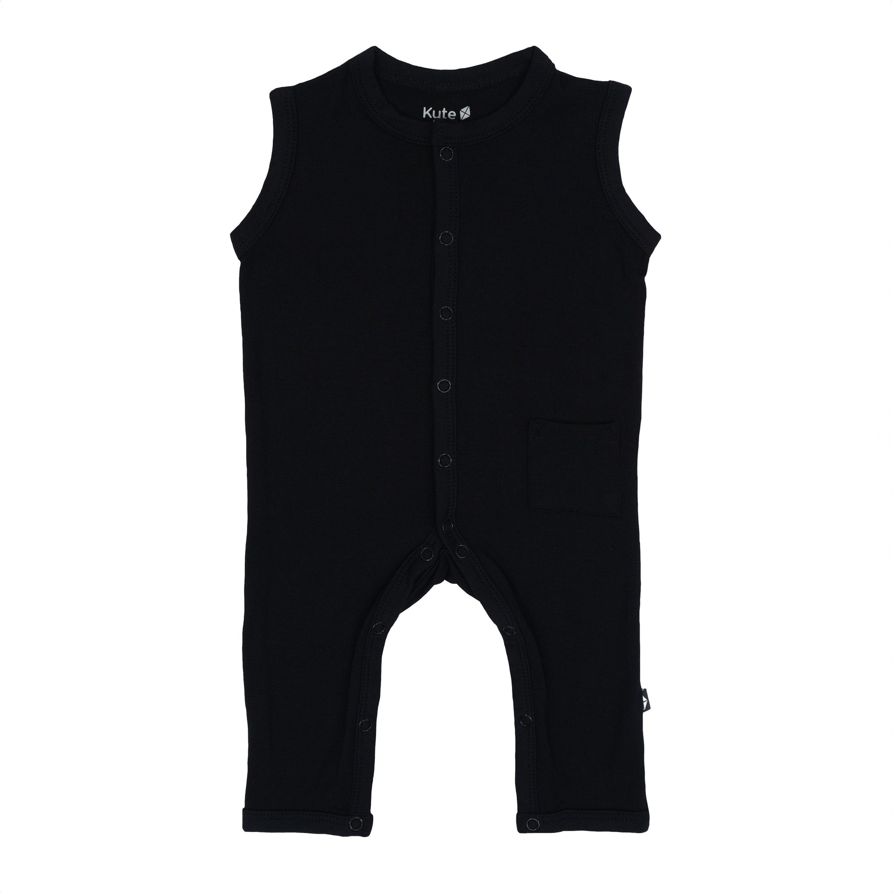 Kyte Baby Sleeveless Snap Romper Sleeveless Romper in Midnight