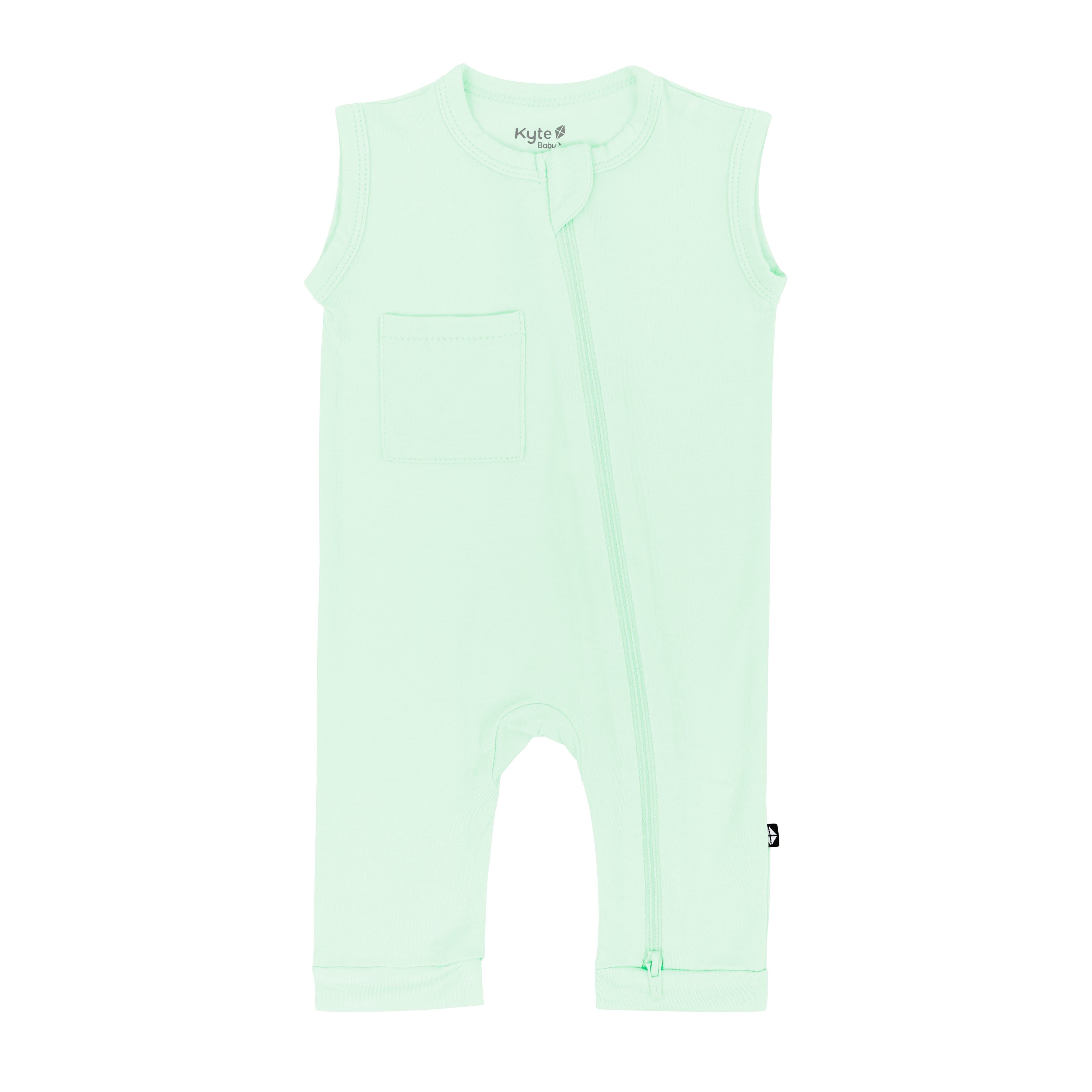 Kyte baby sleeveless outlet zip romper