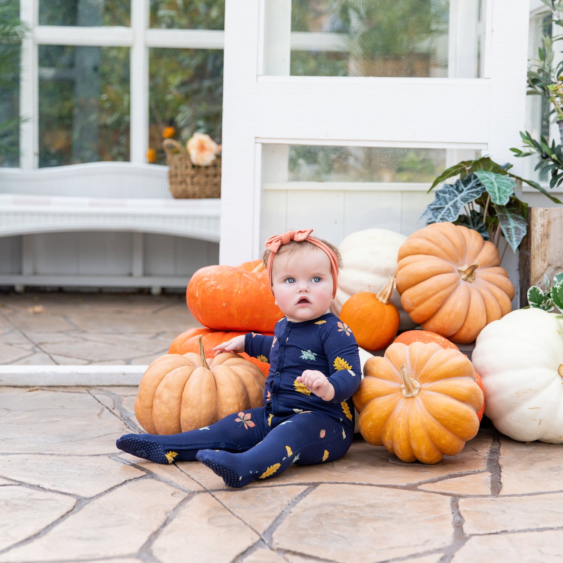 Kyte Baby Snap Footies Footie in Foliage