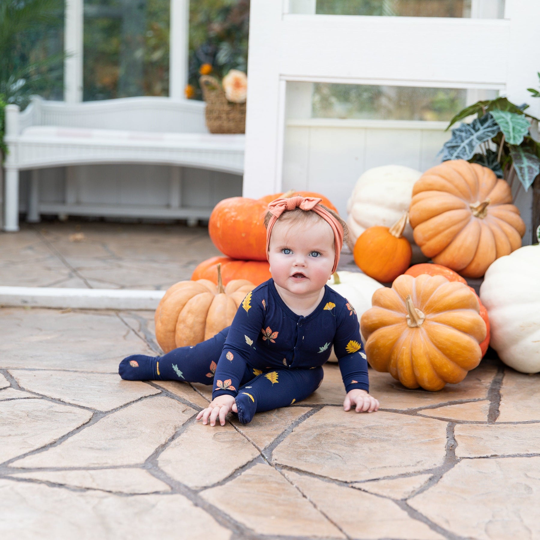 Kyte Baby Snap Footies Footie in Foliage