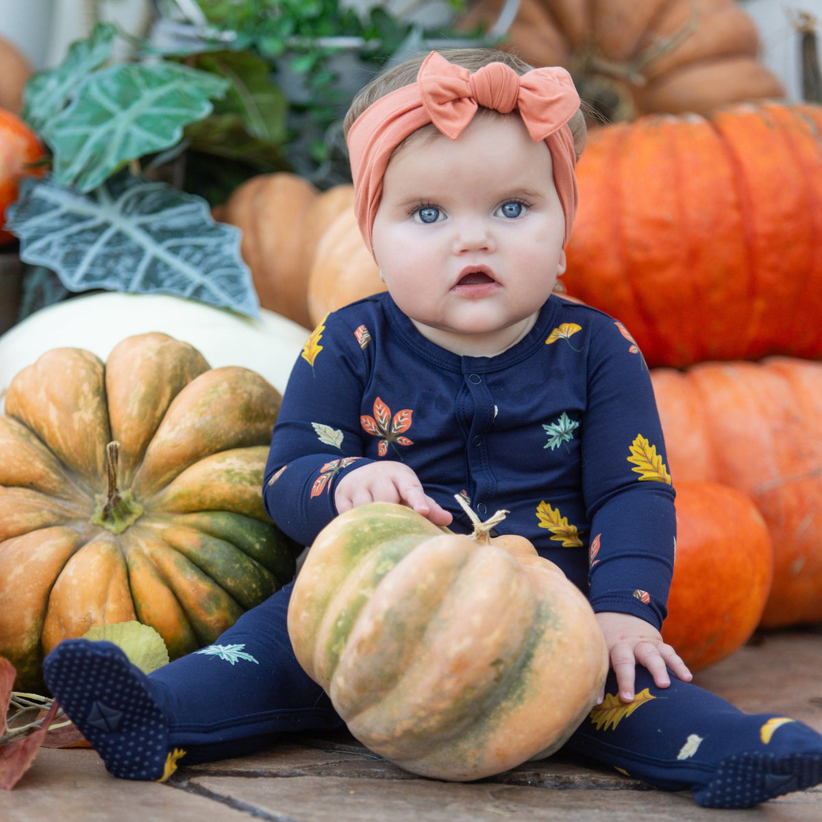 Kyte Baby Snap Footies Footie in Foliage