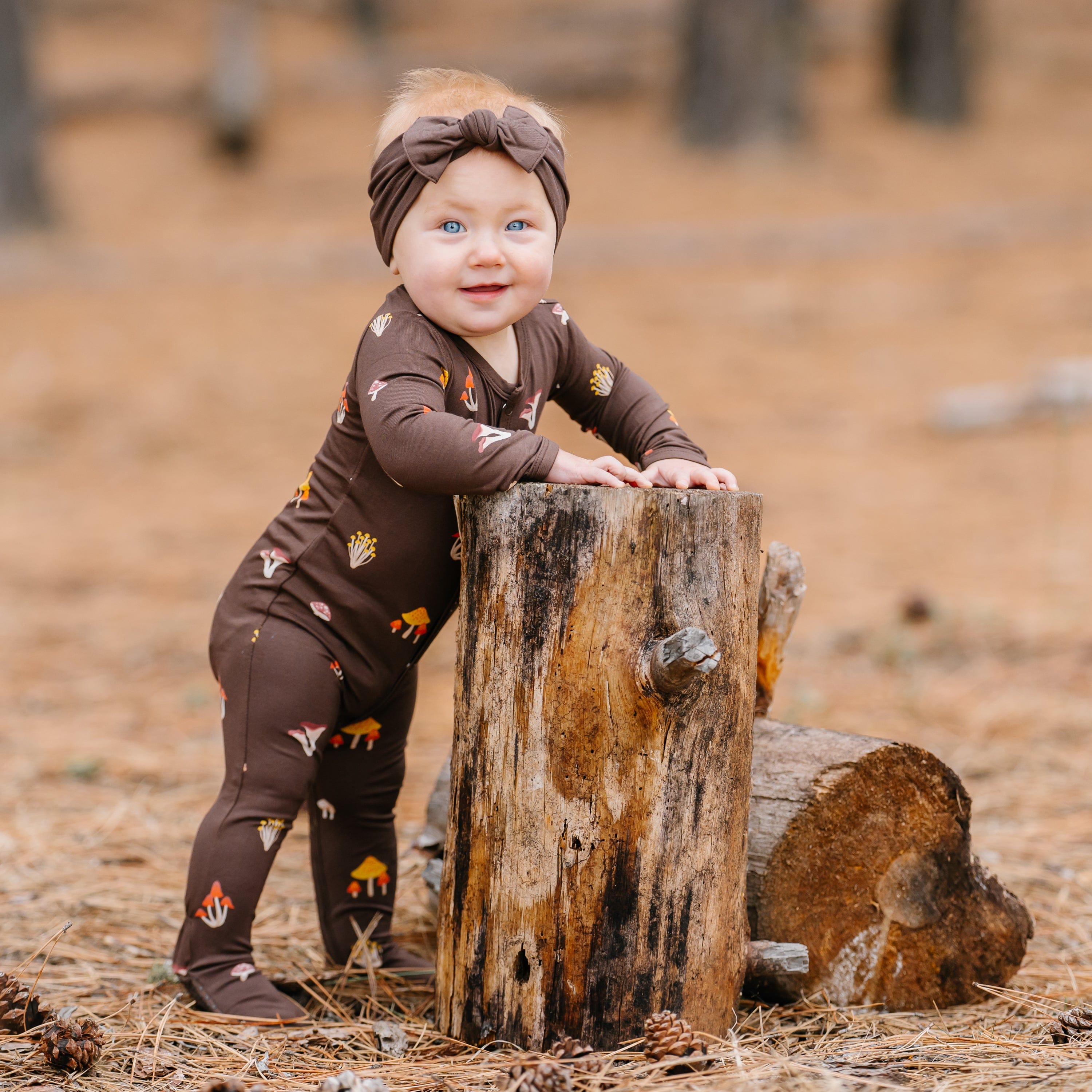 Kyte Baby Snap Footies Footie in Fungi