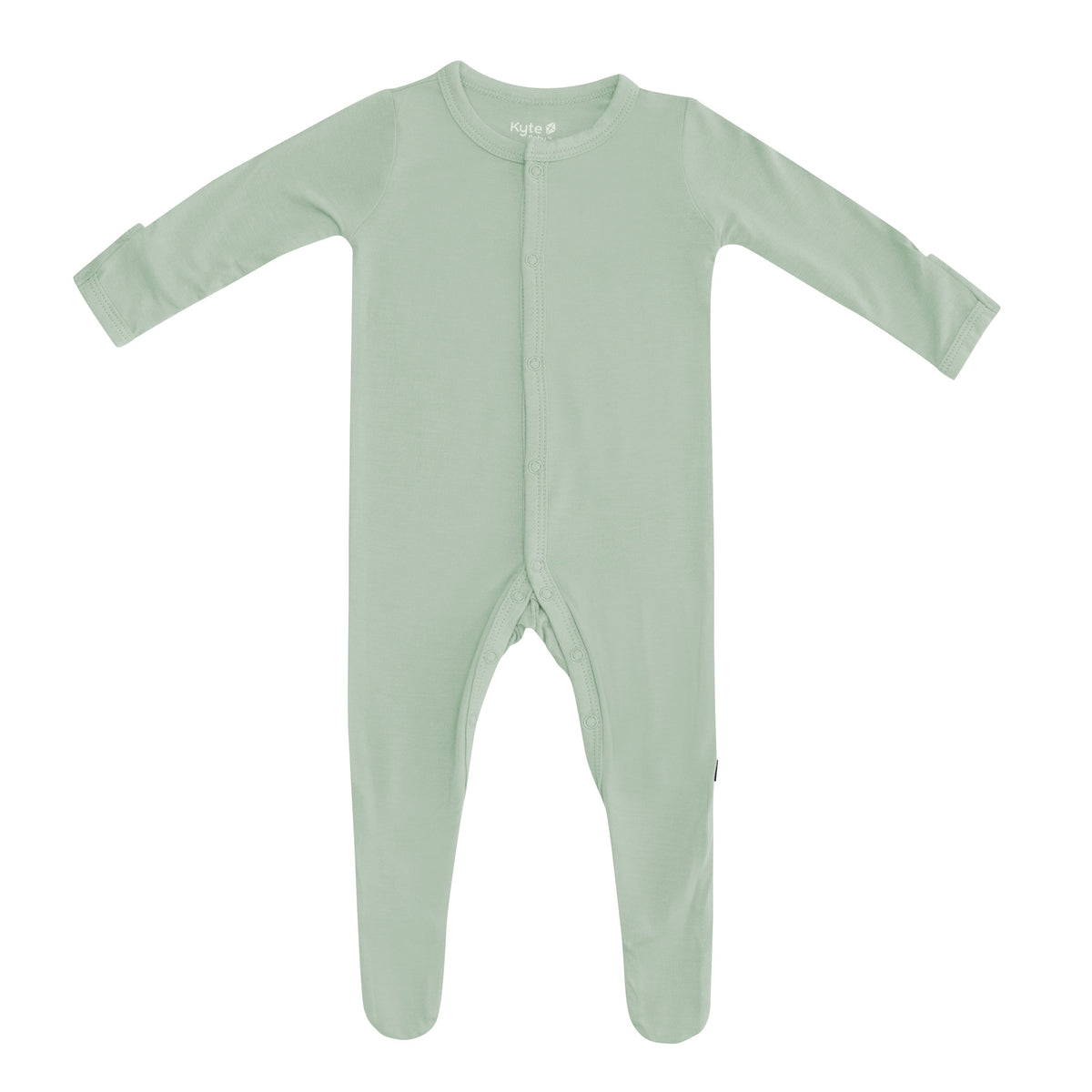 Kyte Baby Snap Footies Footie in Thyme