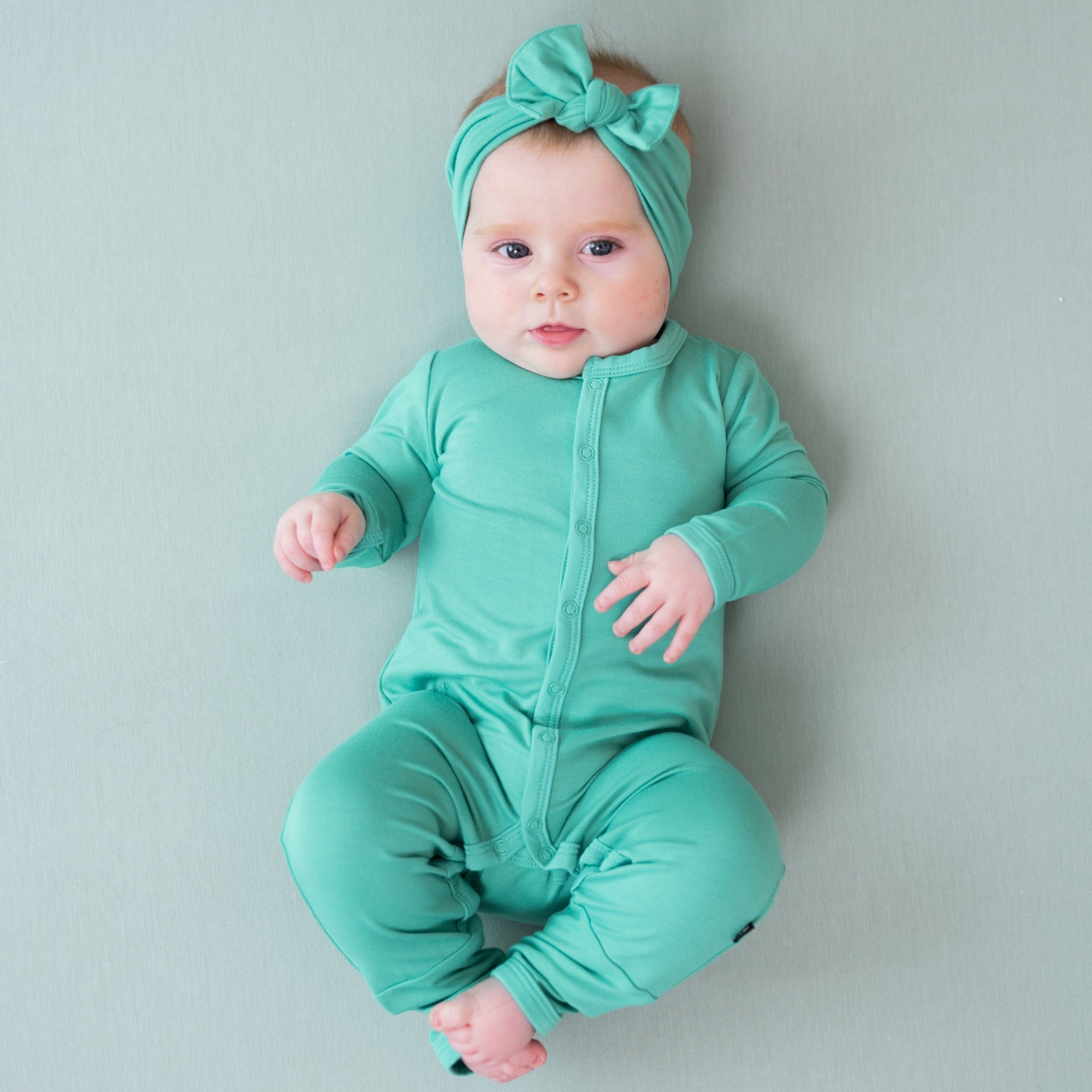 Kyte Baby Snap Romper Romper in Caribbean