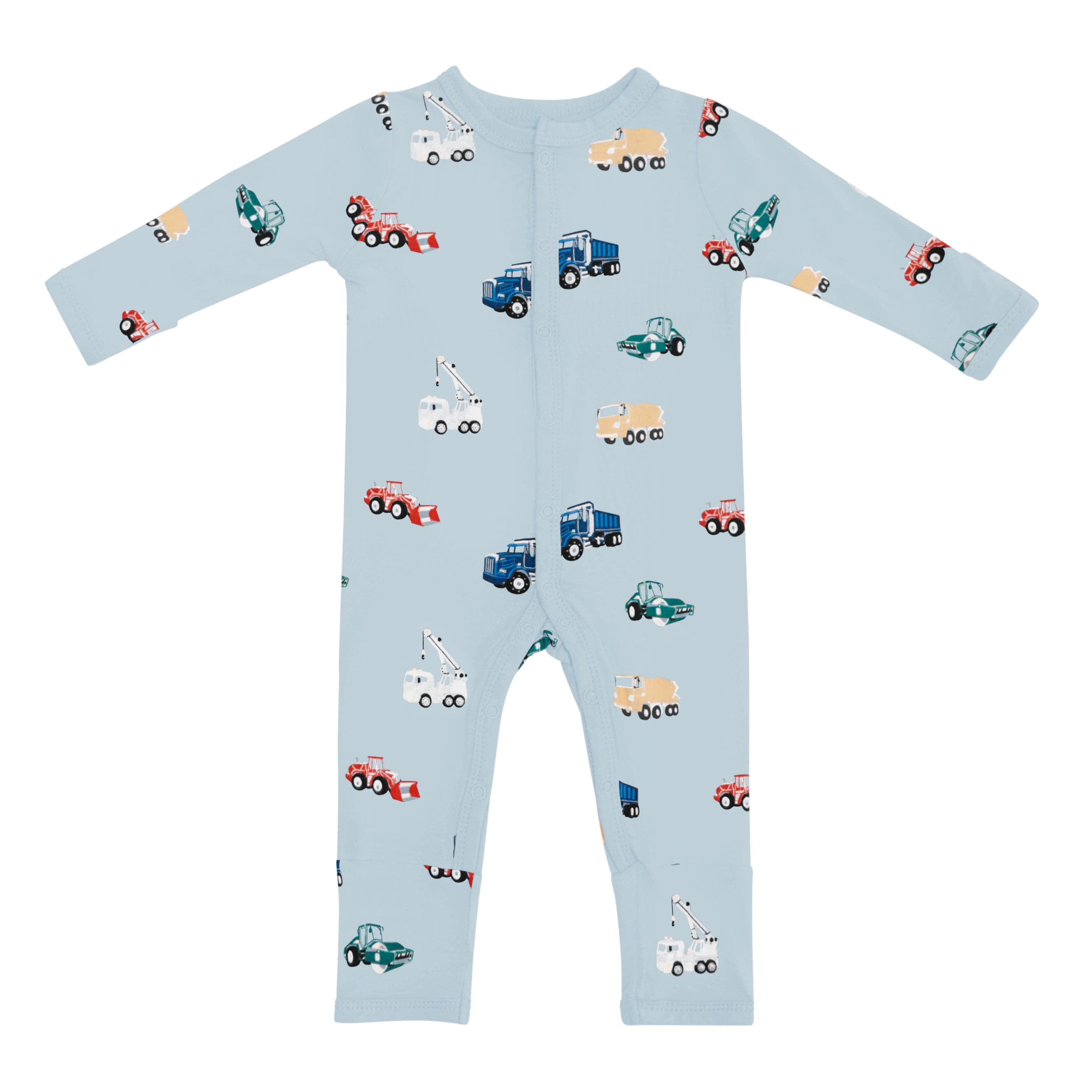 Kyte Baby Snap Romper Romper in Construction