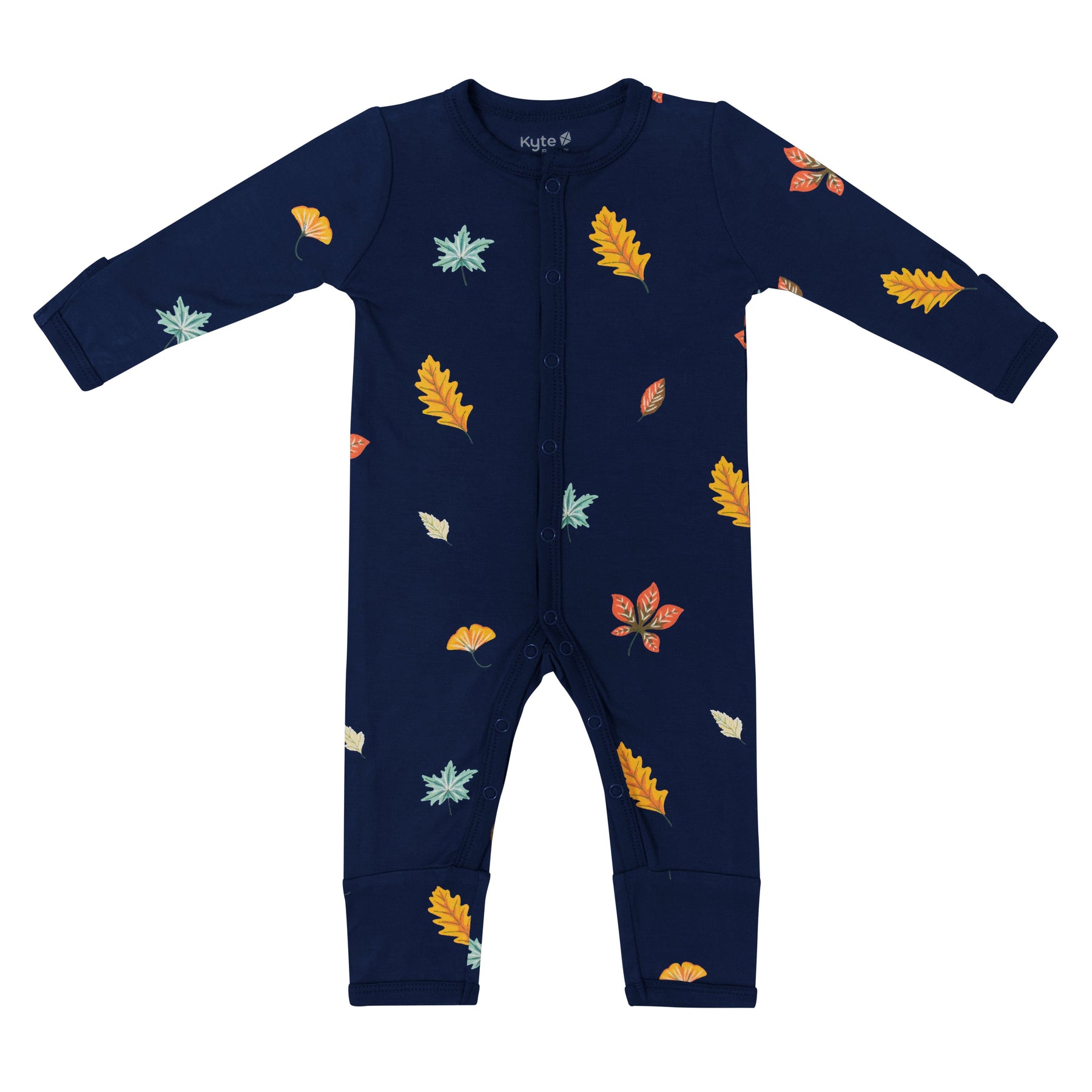 Kyte Baby Snap Romper Romper in Foliage