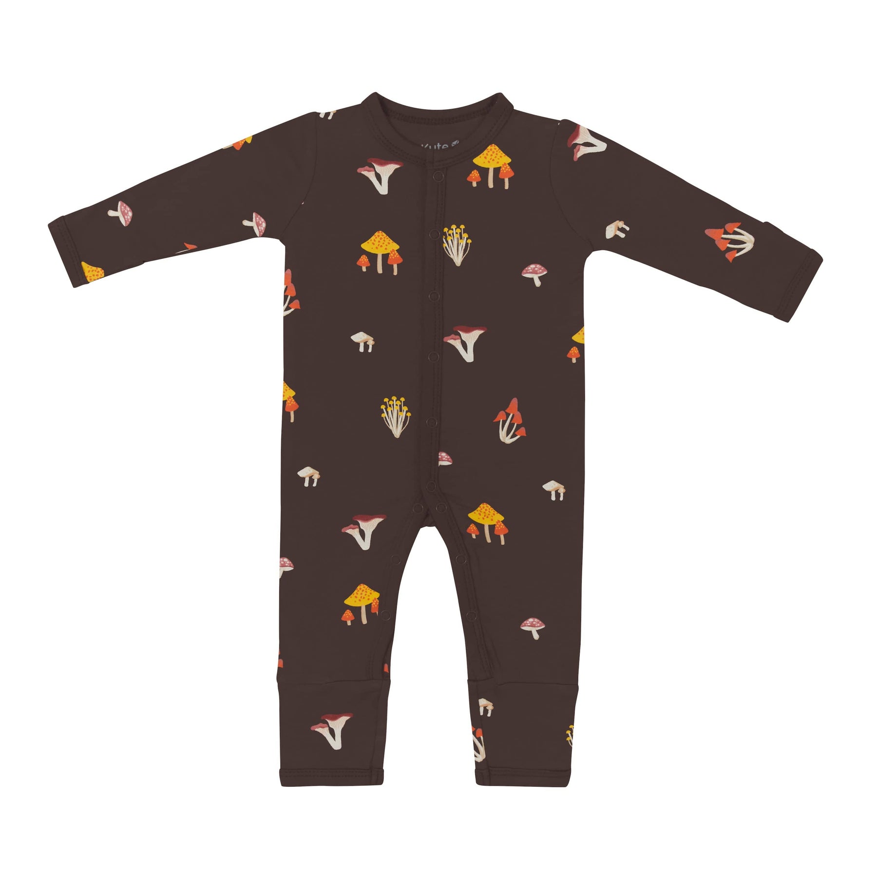 Kyte Baby Snap Romper Romper in Fungi