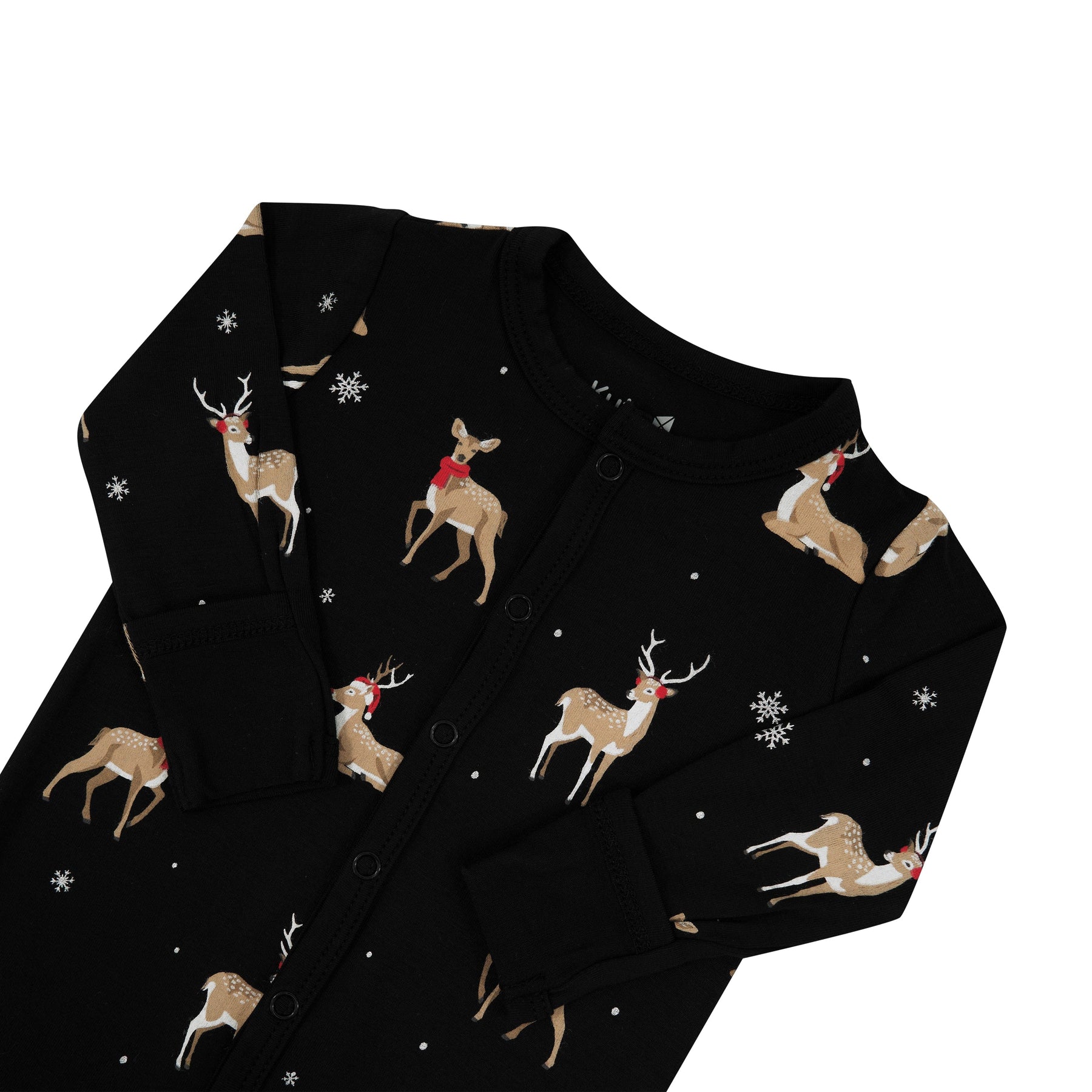 Kyte Baby Snap Romper Romper in Midnight Deer