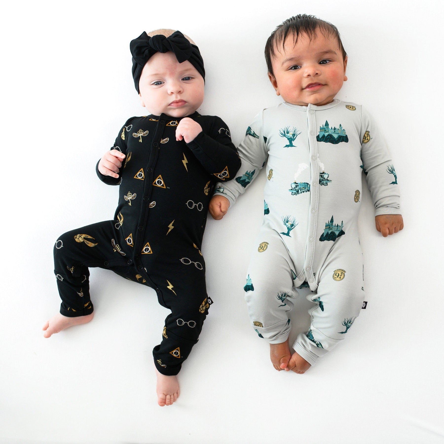 Kyte Baby Snap Romper Romper in Midnight Icon