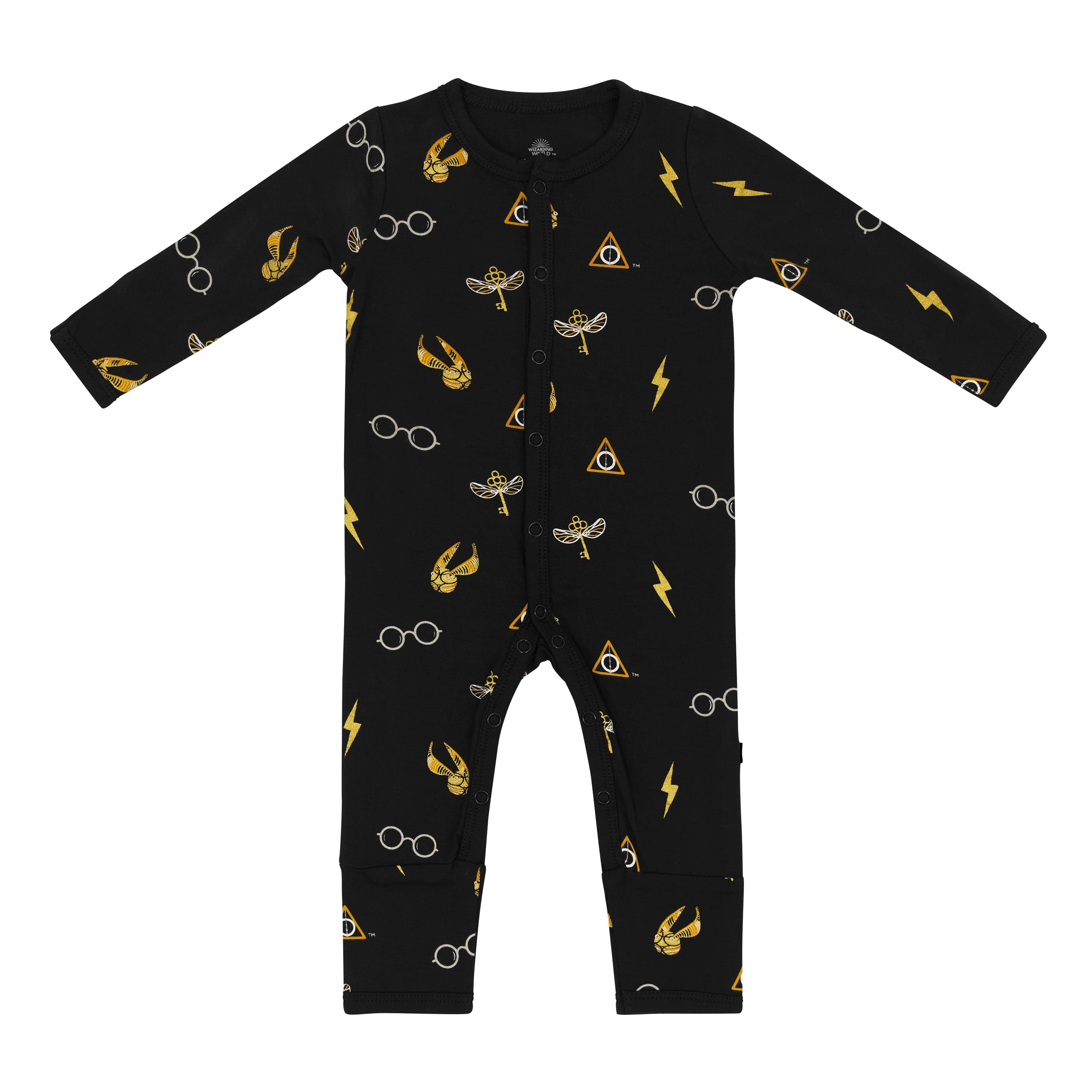 Kyte Baby Snap Romper Romper in Midnight Icon