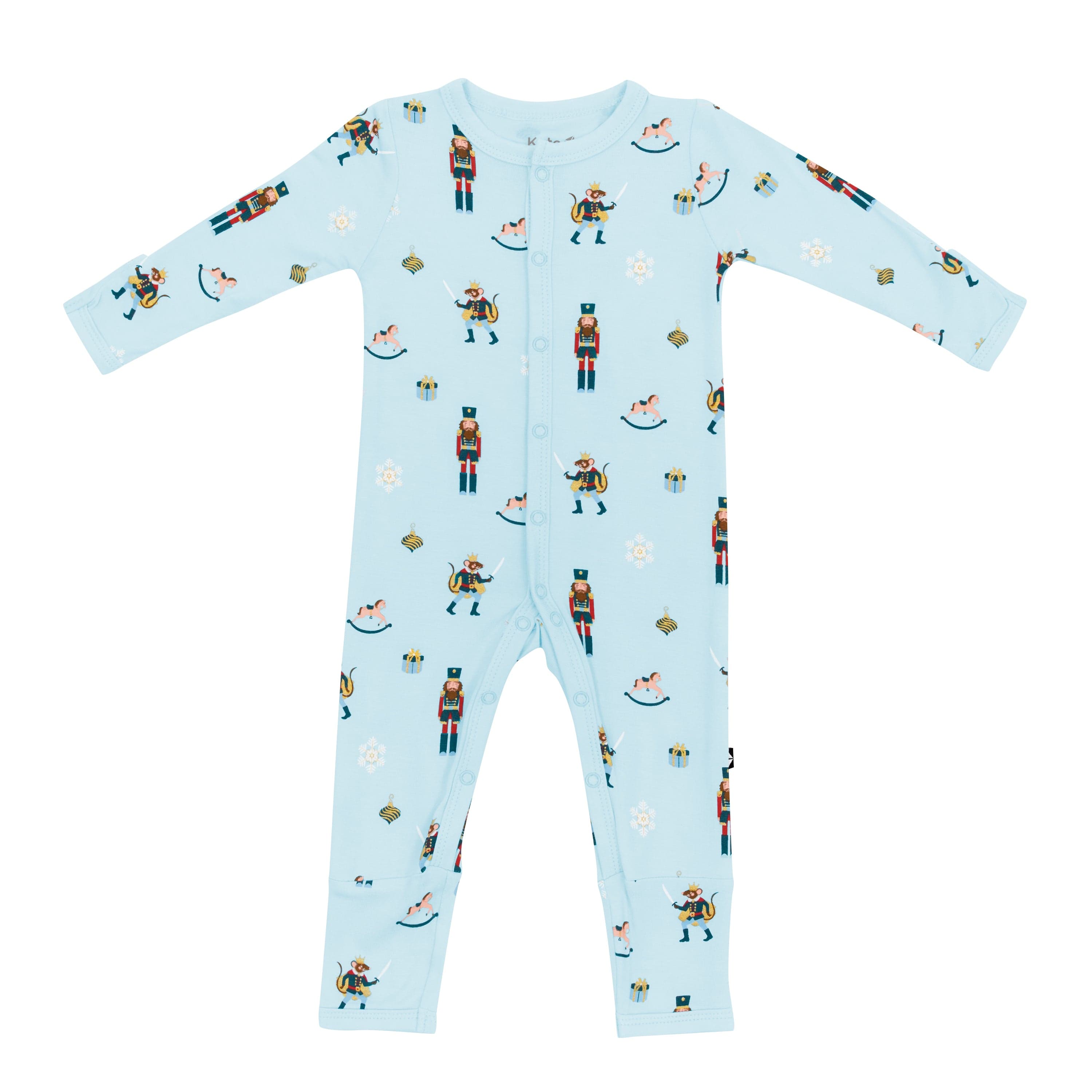 Kyte Baby Snap Romper Romper in Nutcracker