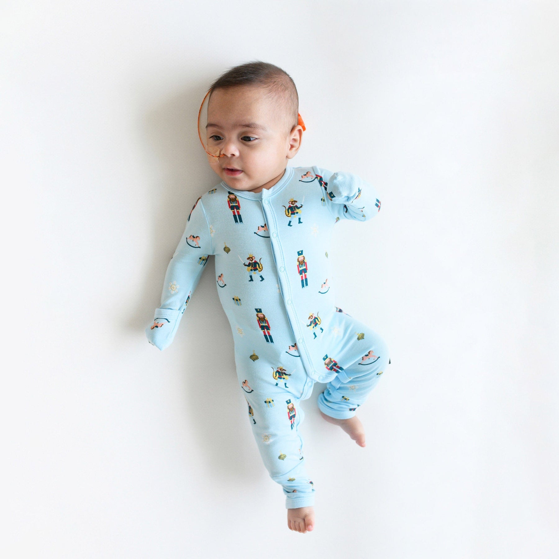 Kyte Baby Snap Romper Romper in Nutcracker