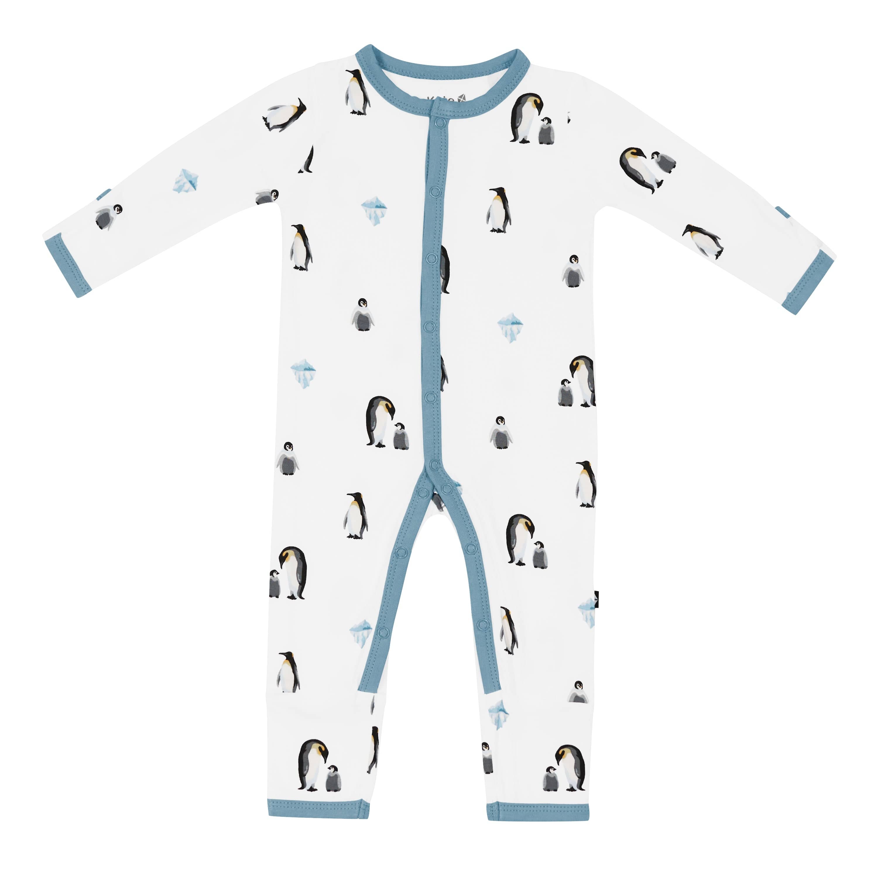 Kyte Baby Snap Romper Romper in Penguin