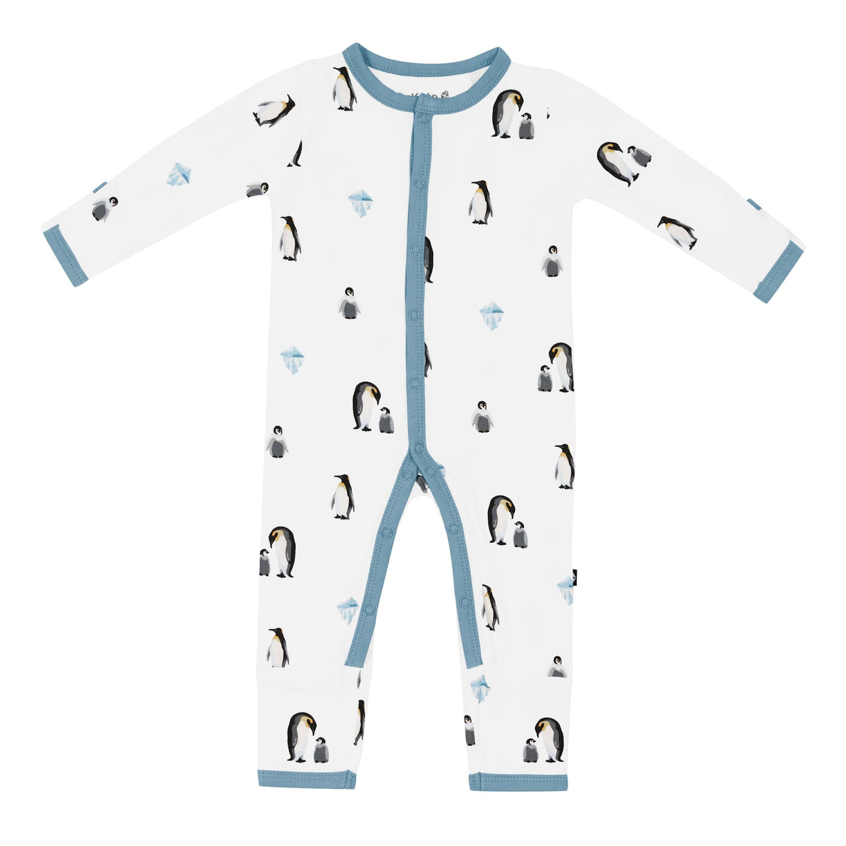 Kyte Baby Snap Romper Romper in Penguin