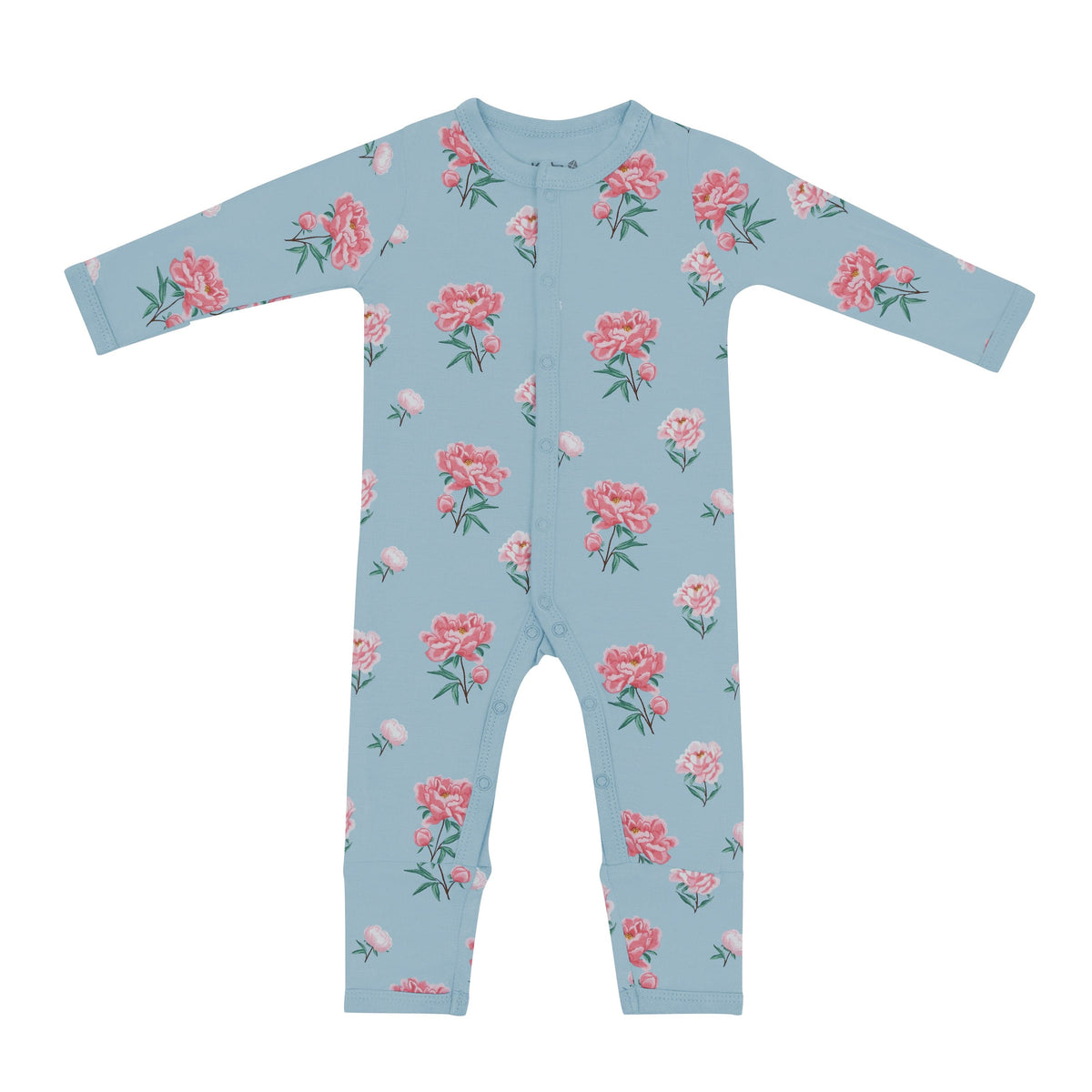 Kyte Baby Snap Romper Romper in Peony