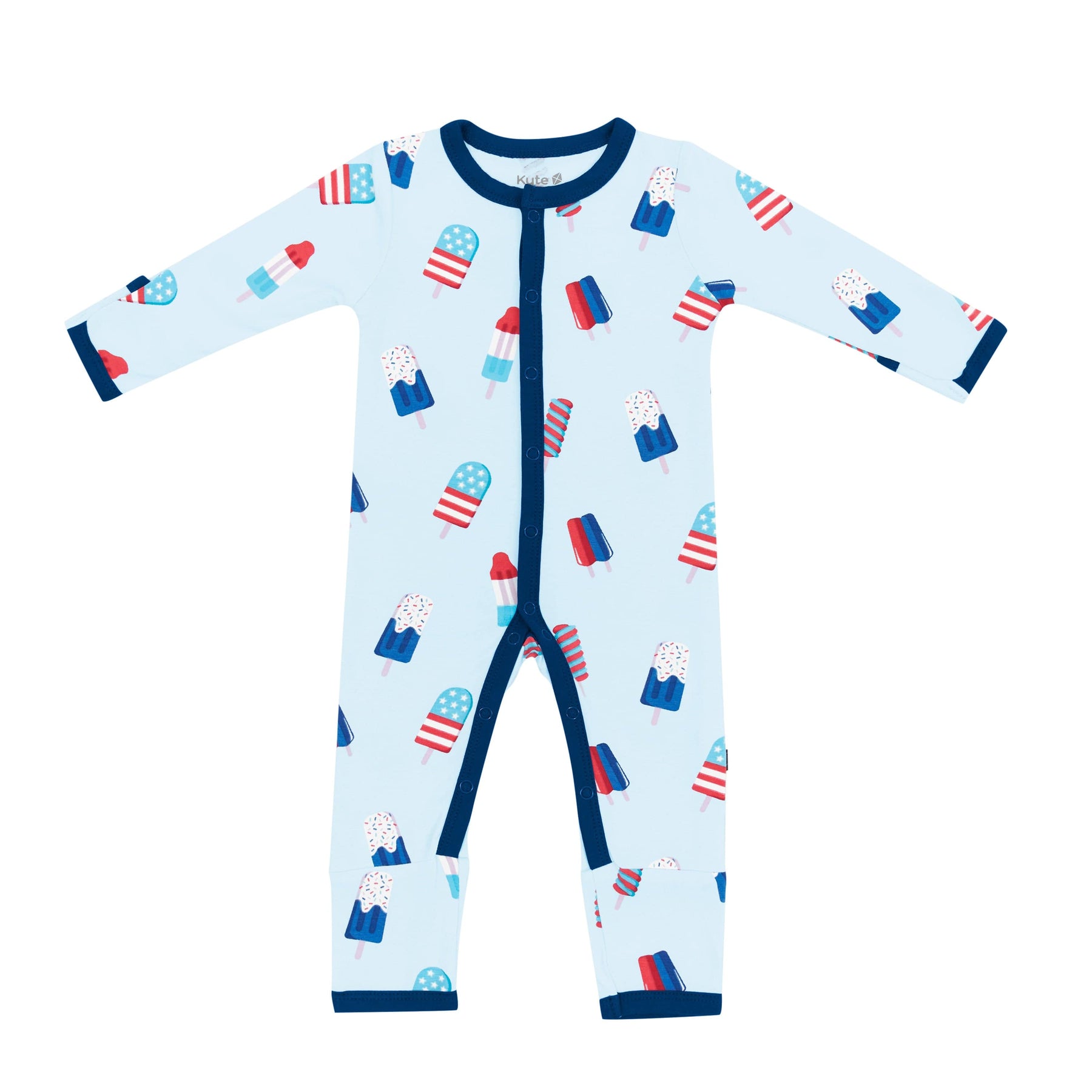 Kyte Baby Snap Romper Romper in Popsicle