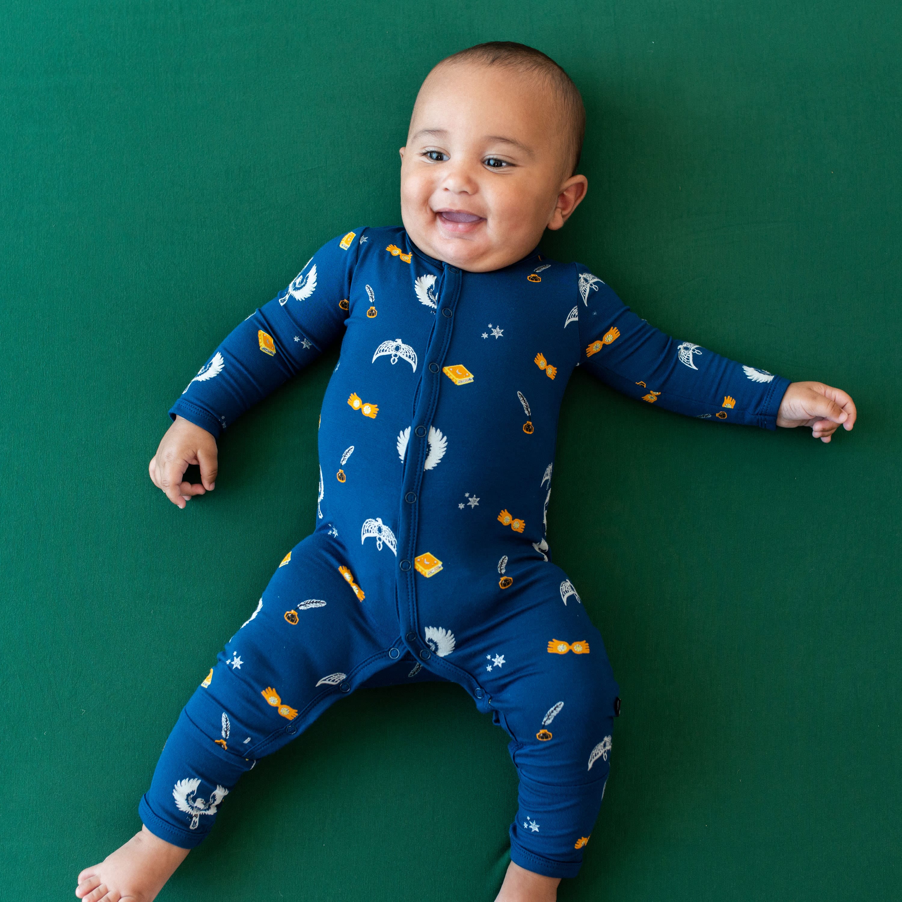 Kyte BABY Snap Romper Romper in Ravenclaw™