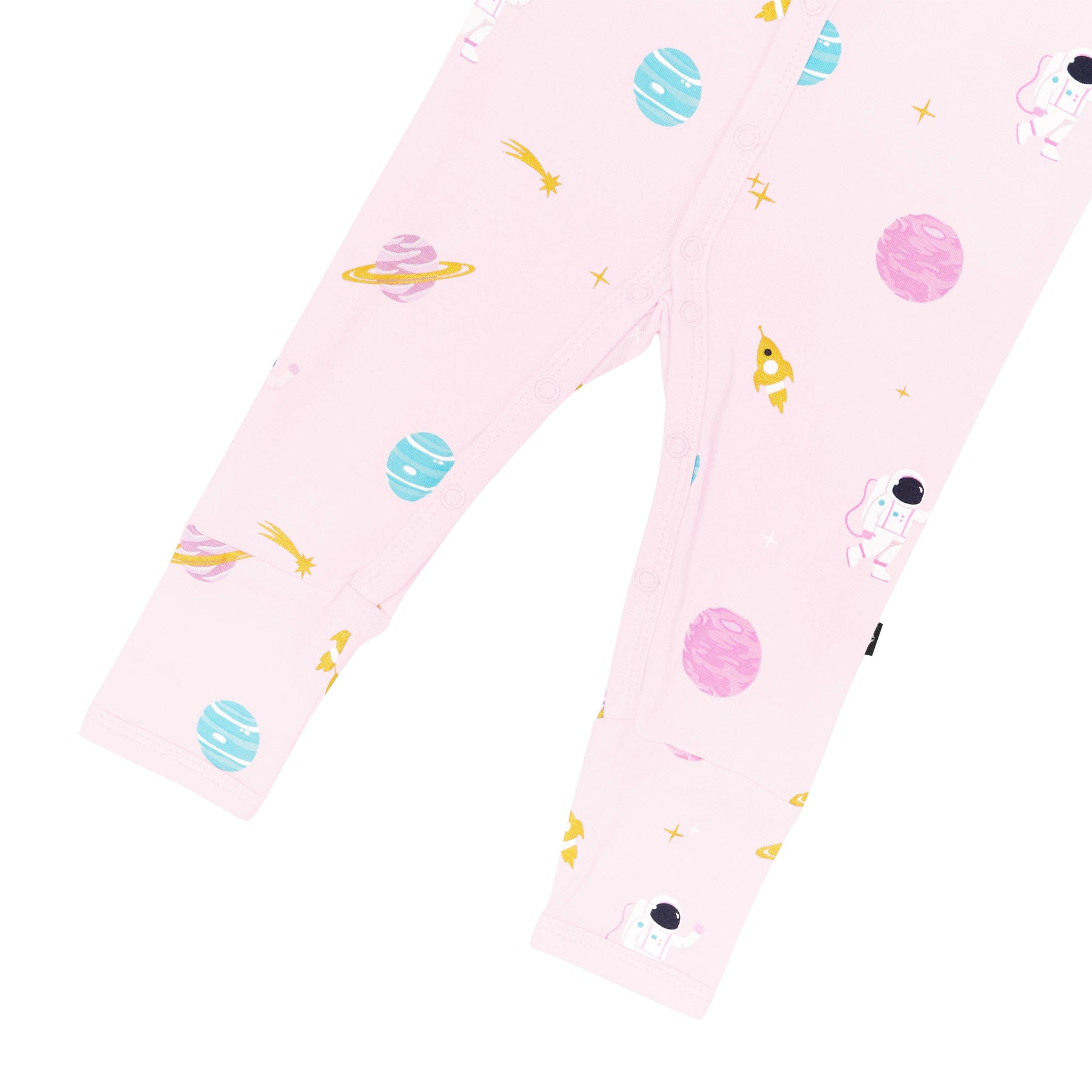 Kyte Baby Snap Romper Romper in Sakura Space