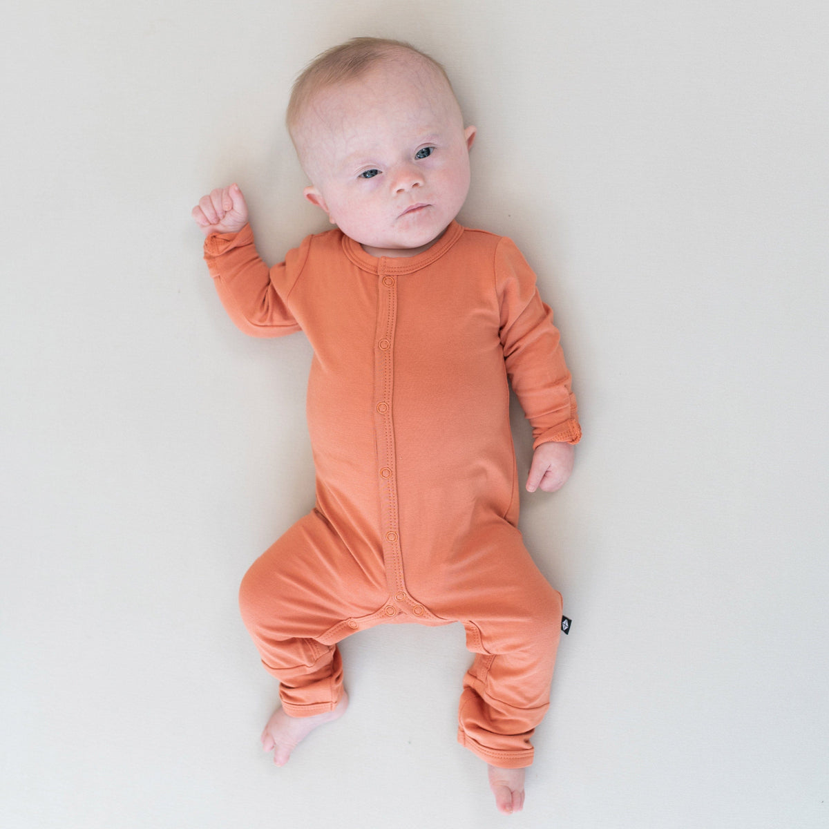 Kyte Baby Snap Romper Romper in Sienna