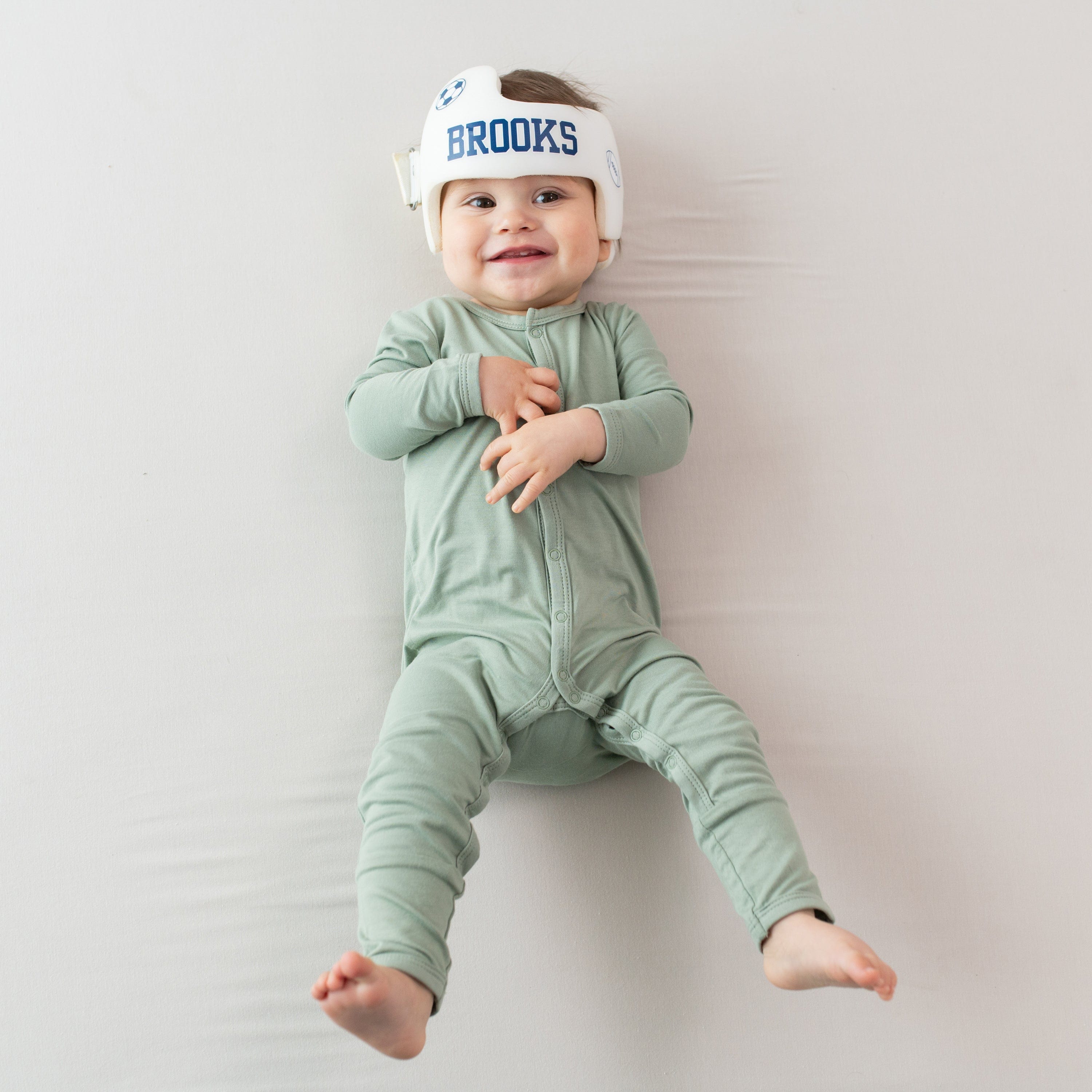 Kyte Baby Snap Romper Romper in Thyme