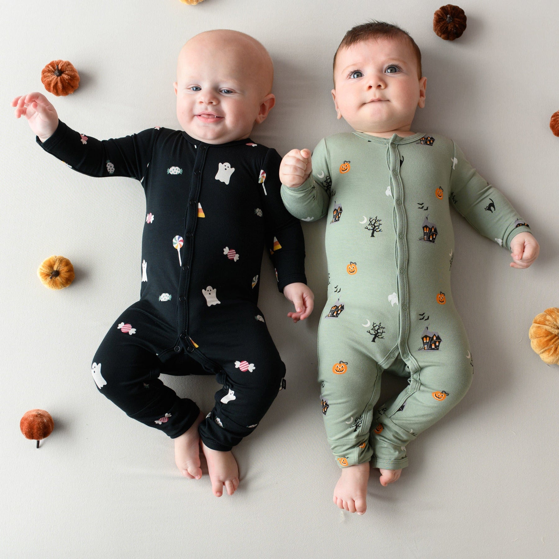 Kyte Baby Snap Romper Romper in Trick or Treat