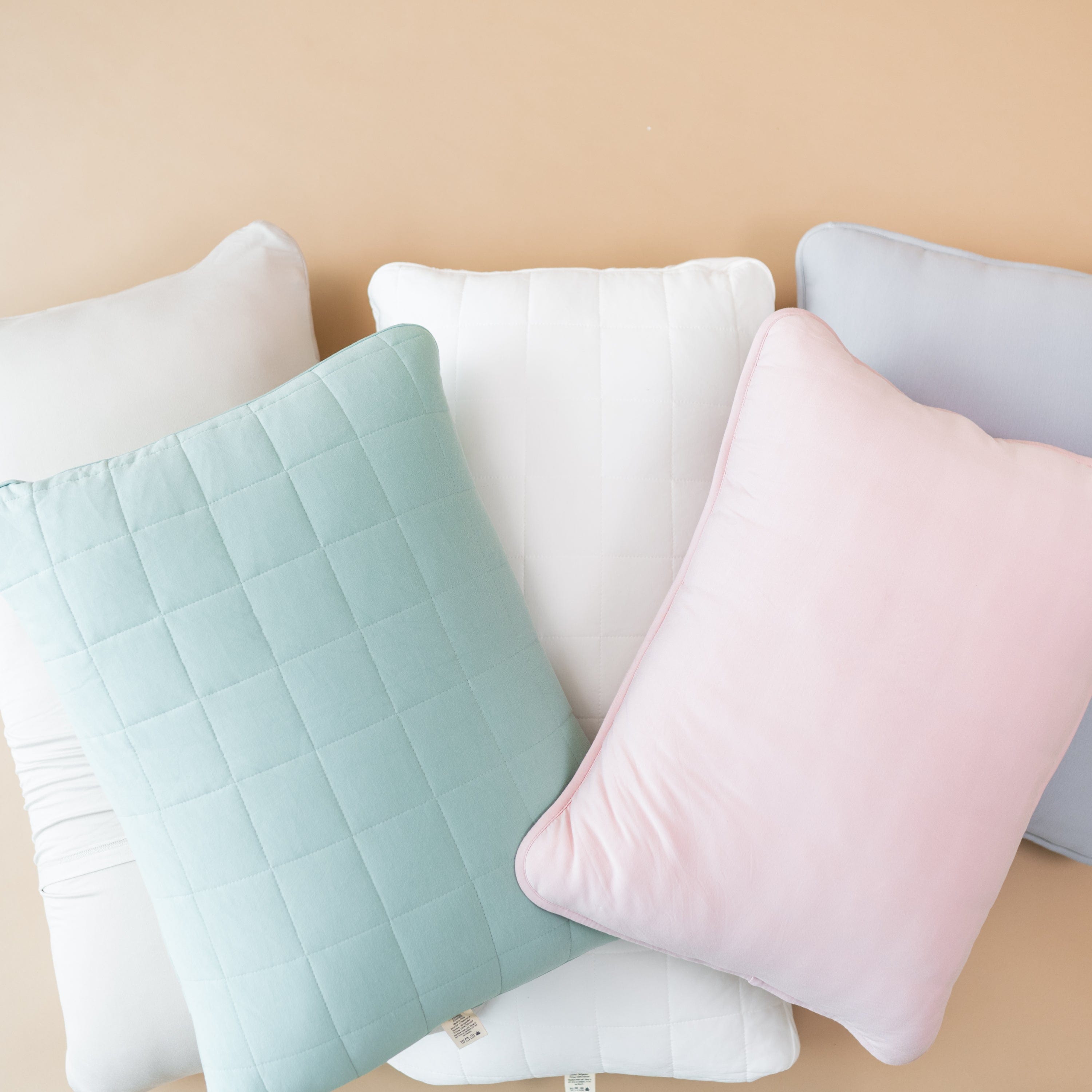 Kyte Baby Standard Quilted Pillowcases in core colors