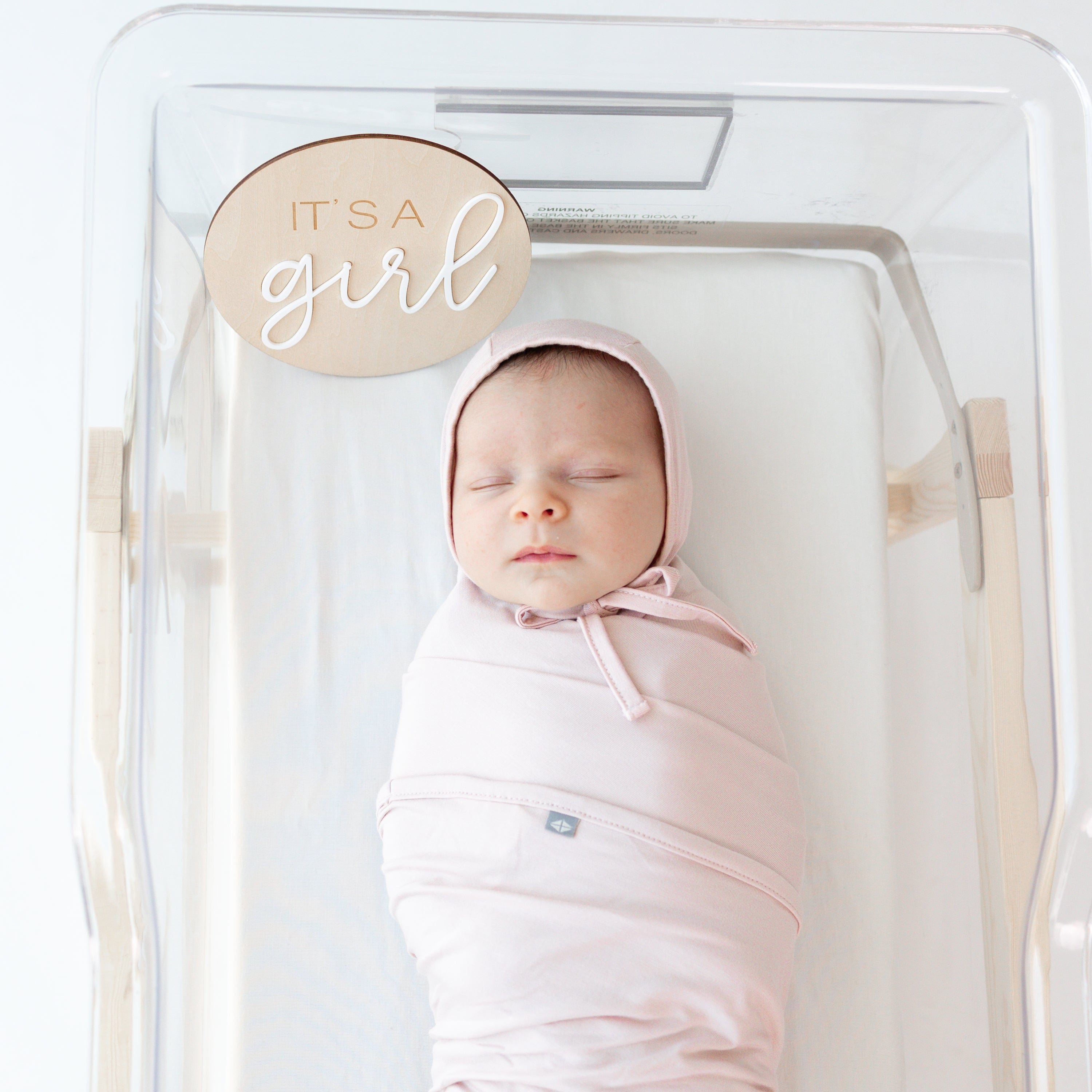 Swaddle Blanket in Blush