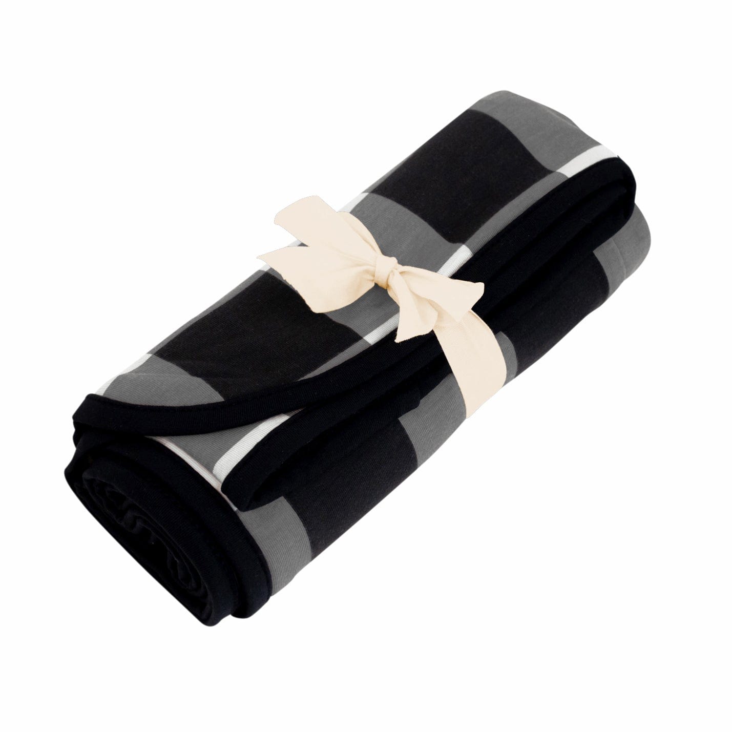 Kyte Baby Swaddling Blanket Midnight Plaid / Infant Swaddle Blanket in Midnight Plaid