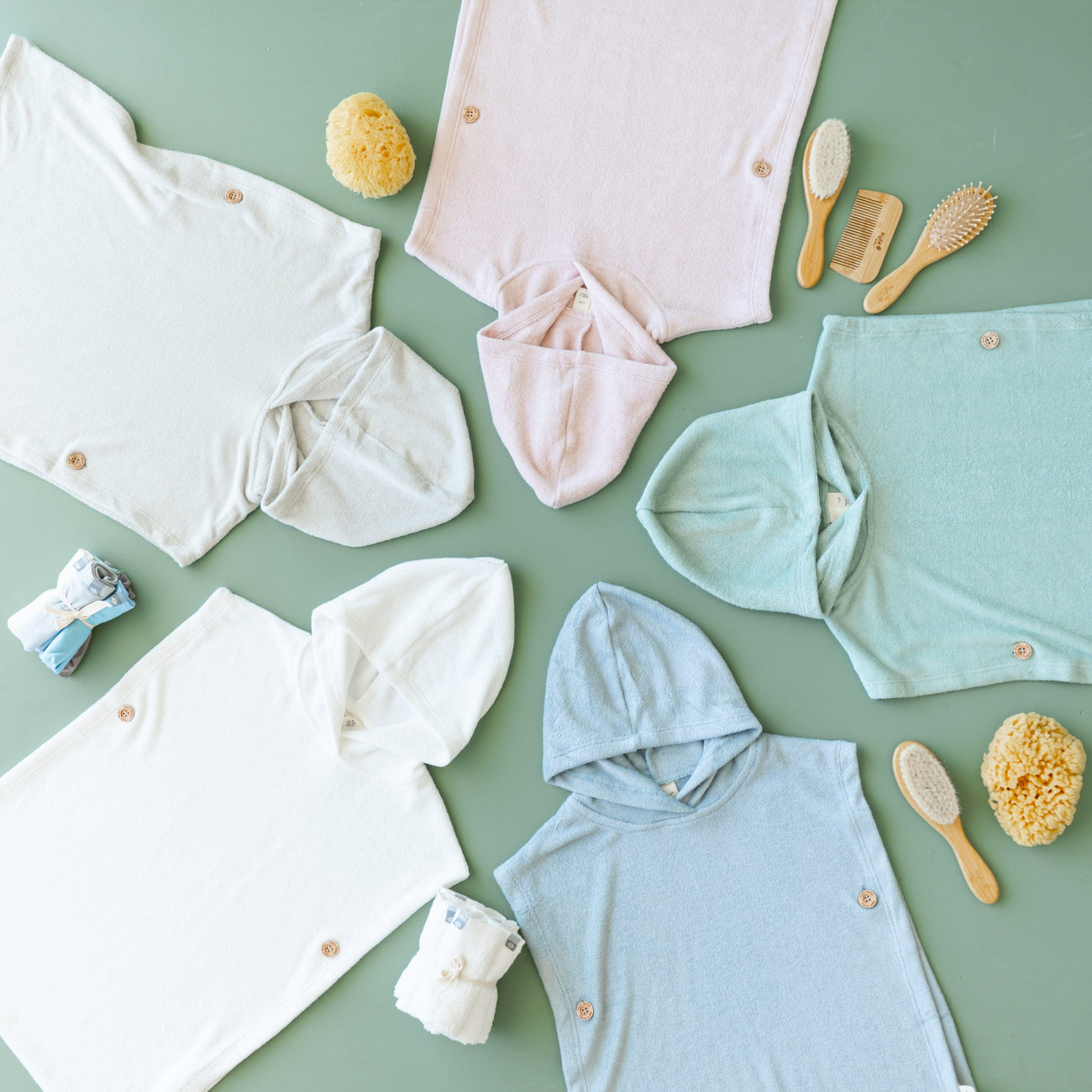 Kyte Baby Swim Poncho - Sage