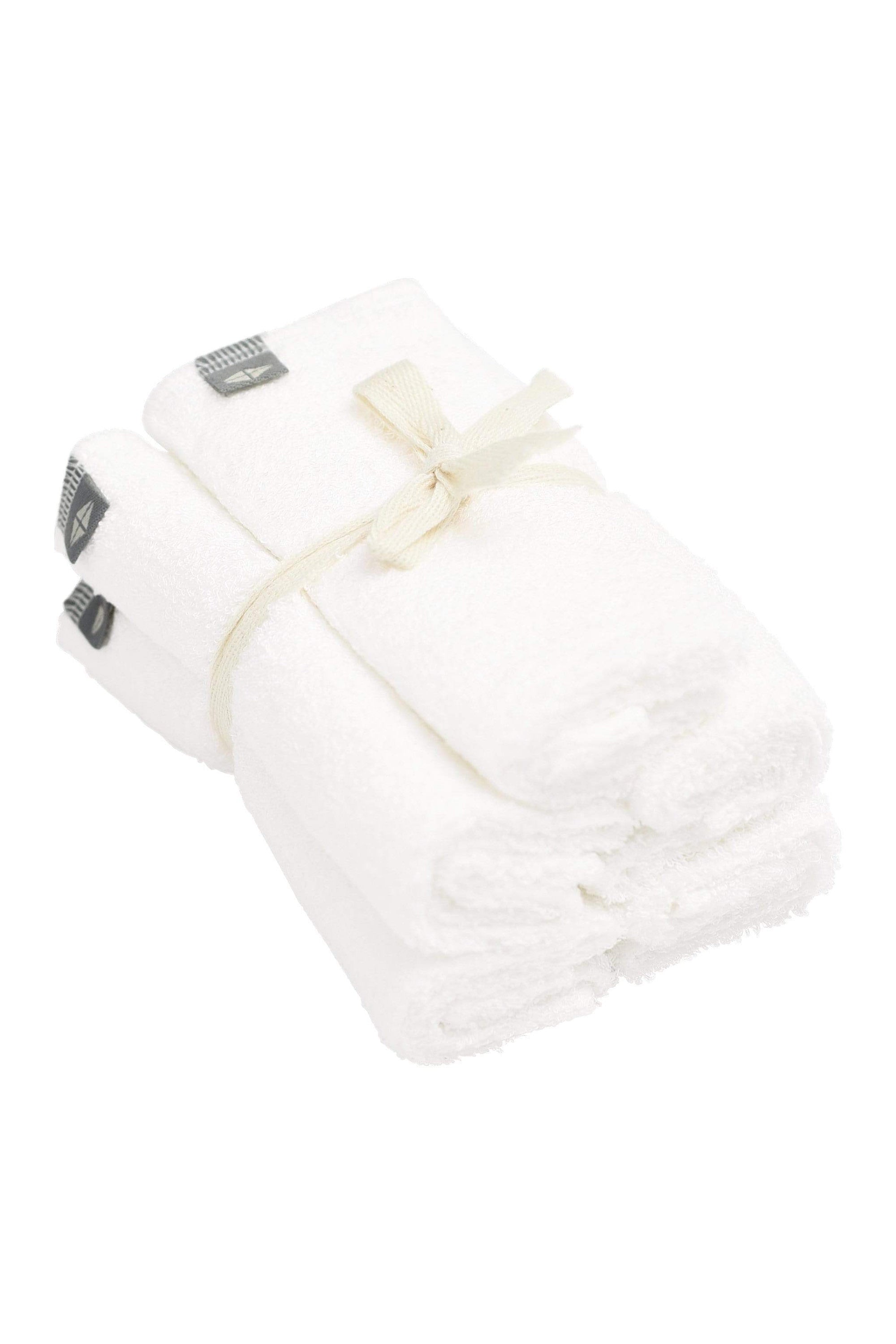 Kyte Baby Terry Washcloth 5-Pack in  Cloud white