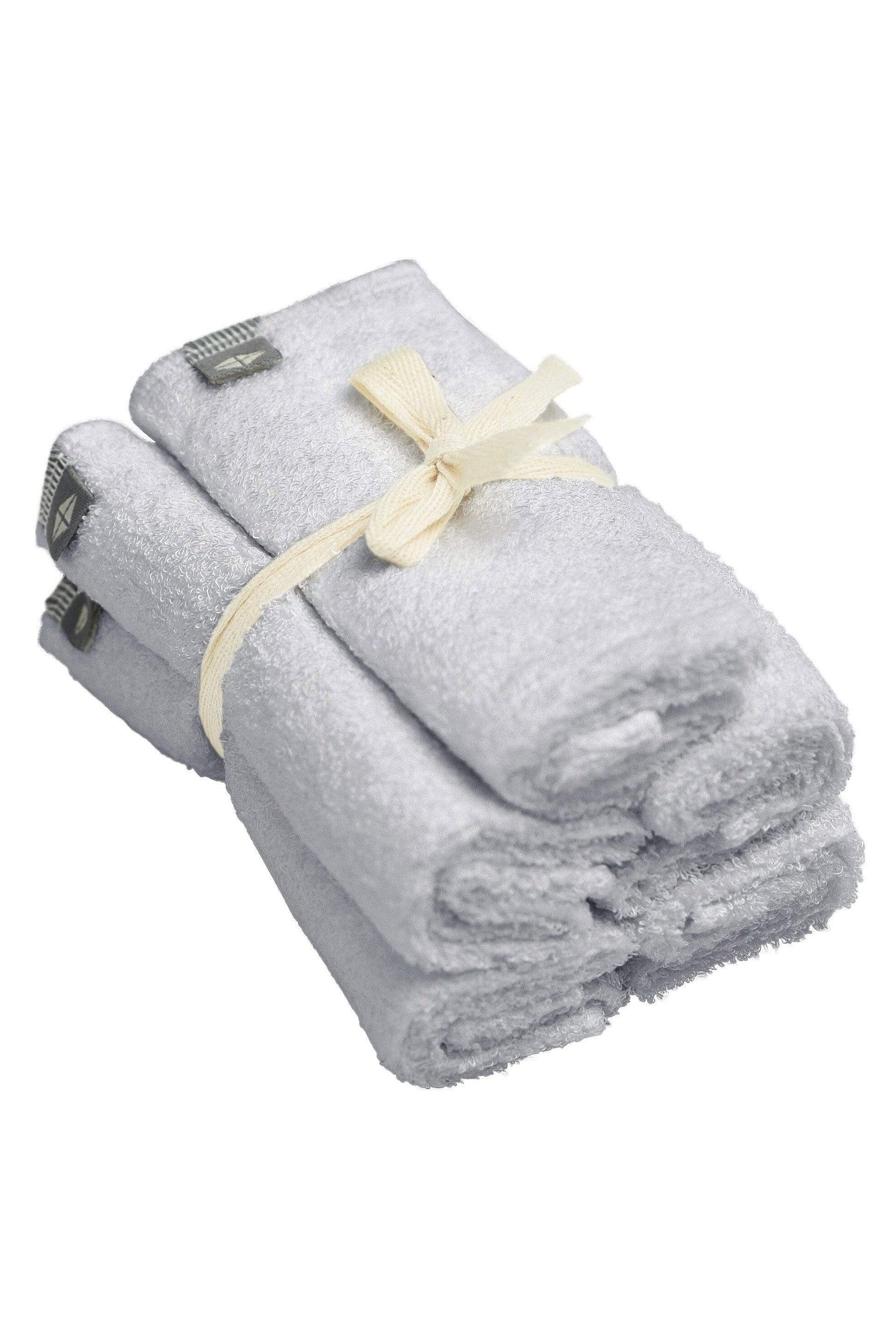 Kyte Baby Terry Washcloth 5-Pack in  Storm