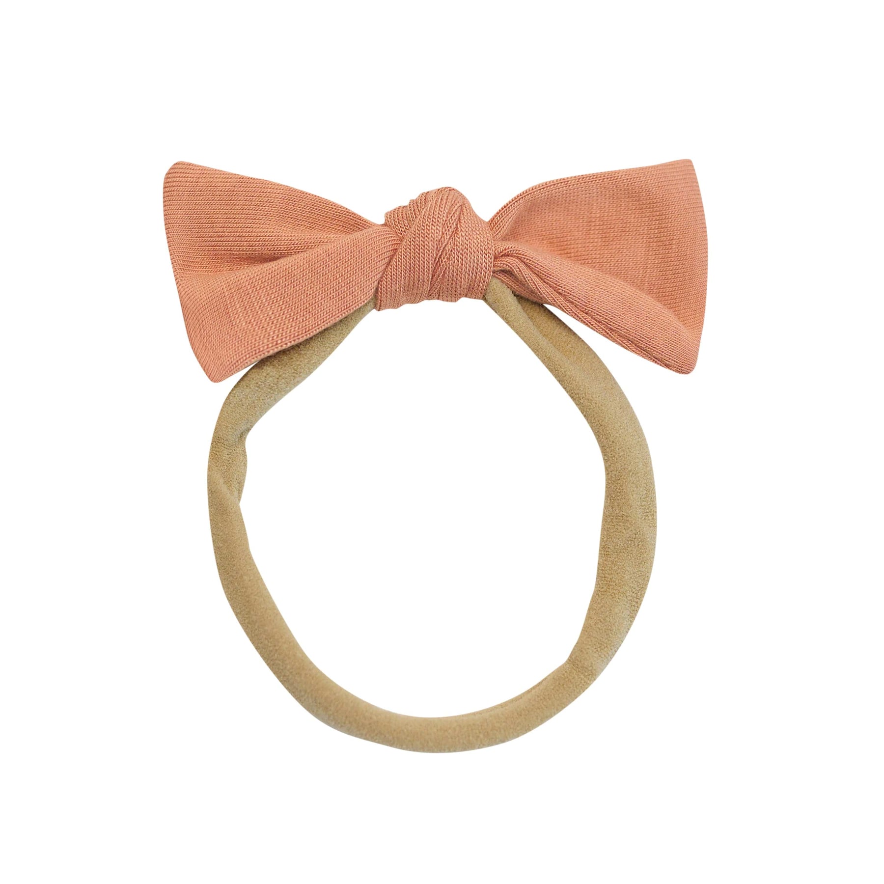 Kyte Baby Tiny Nylon Bow Apricot / One Size Tiny Nylon Bow in Apricot