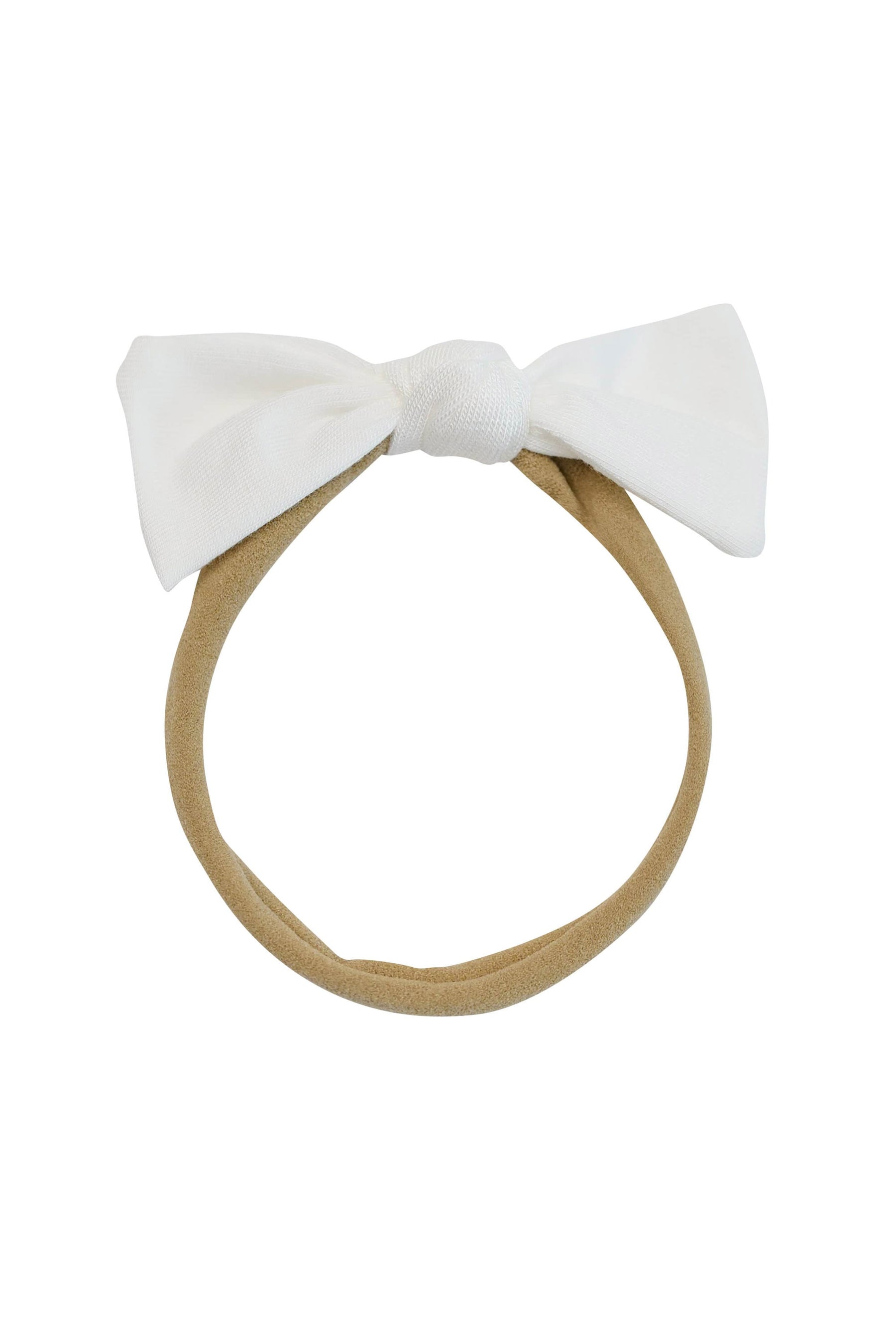 Kyte Baby Tiny Nylon Bow in Cloud