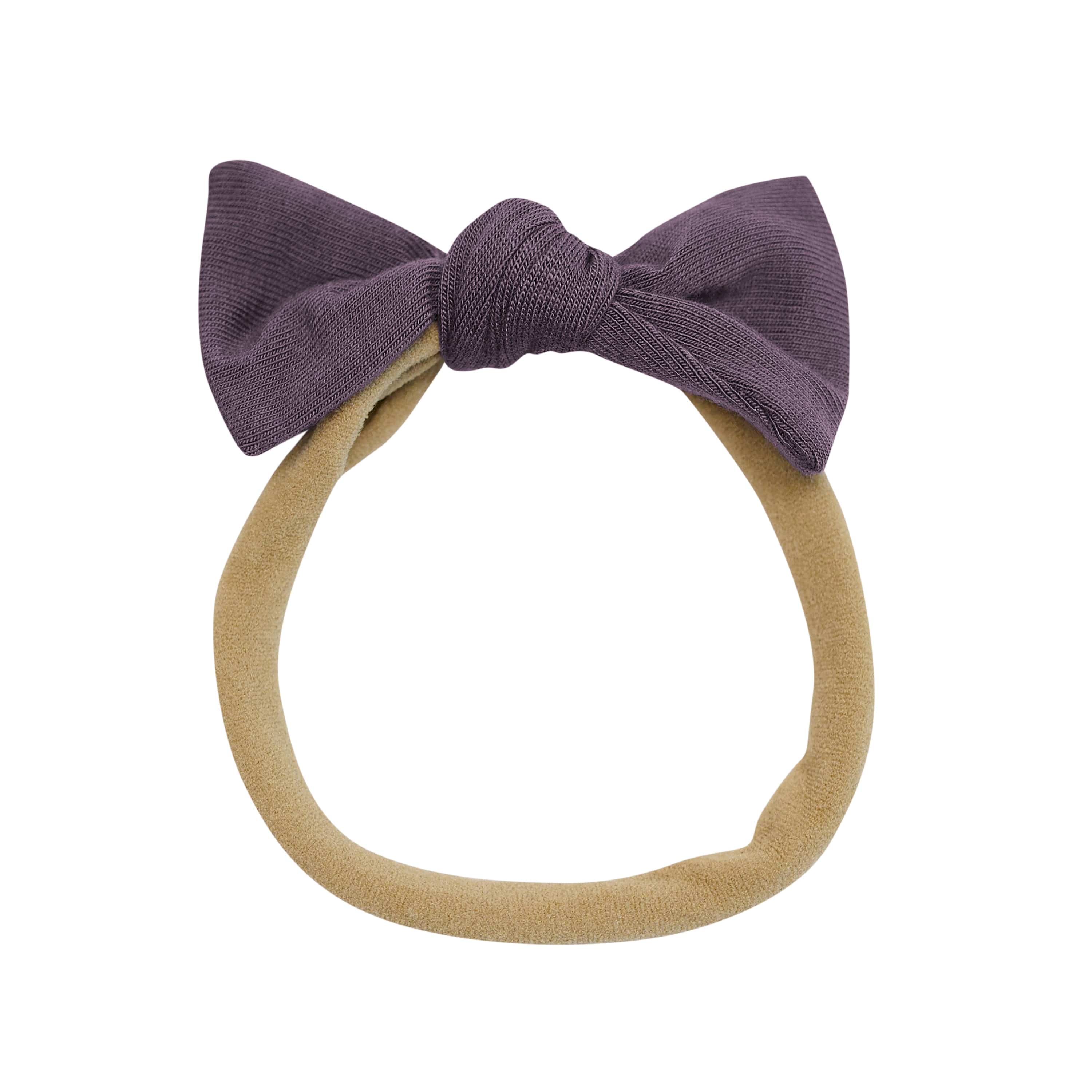 Kyte Baby Tiny Nylon Bow Currant / One Size Tiny Nylon Bow in Currant