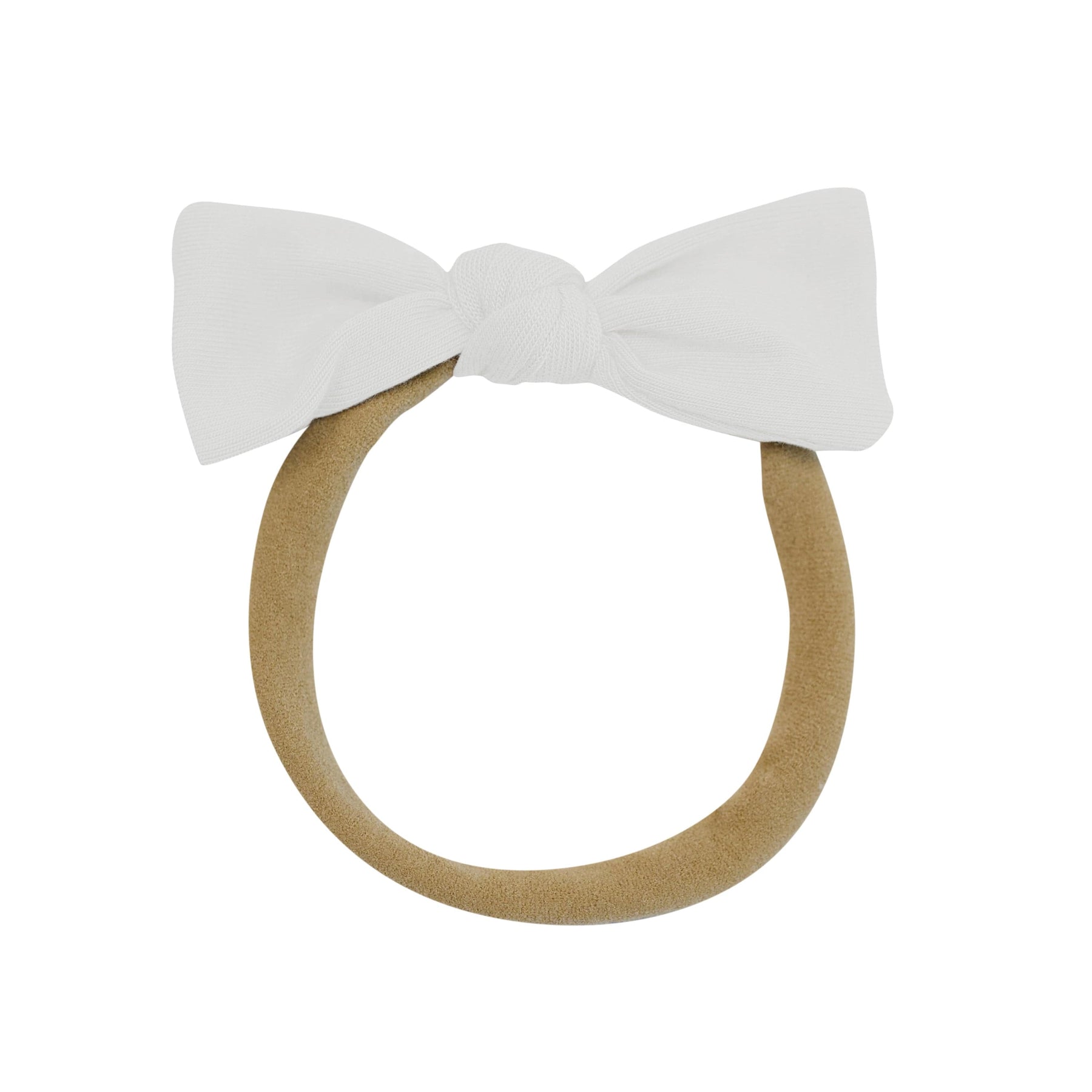 Kyte Baby Tiny Nylon Bow Oat / One Size Tiny Nylon Bow in Oat