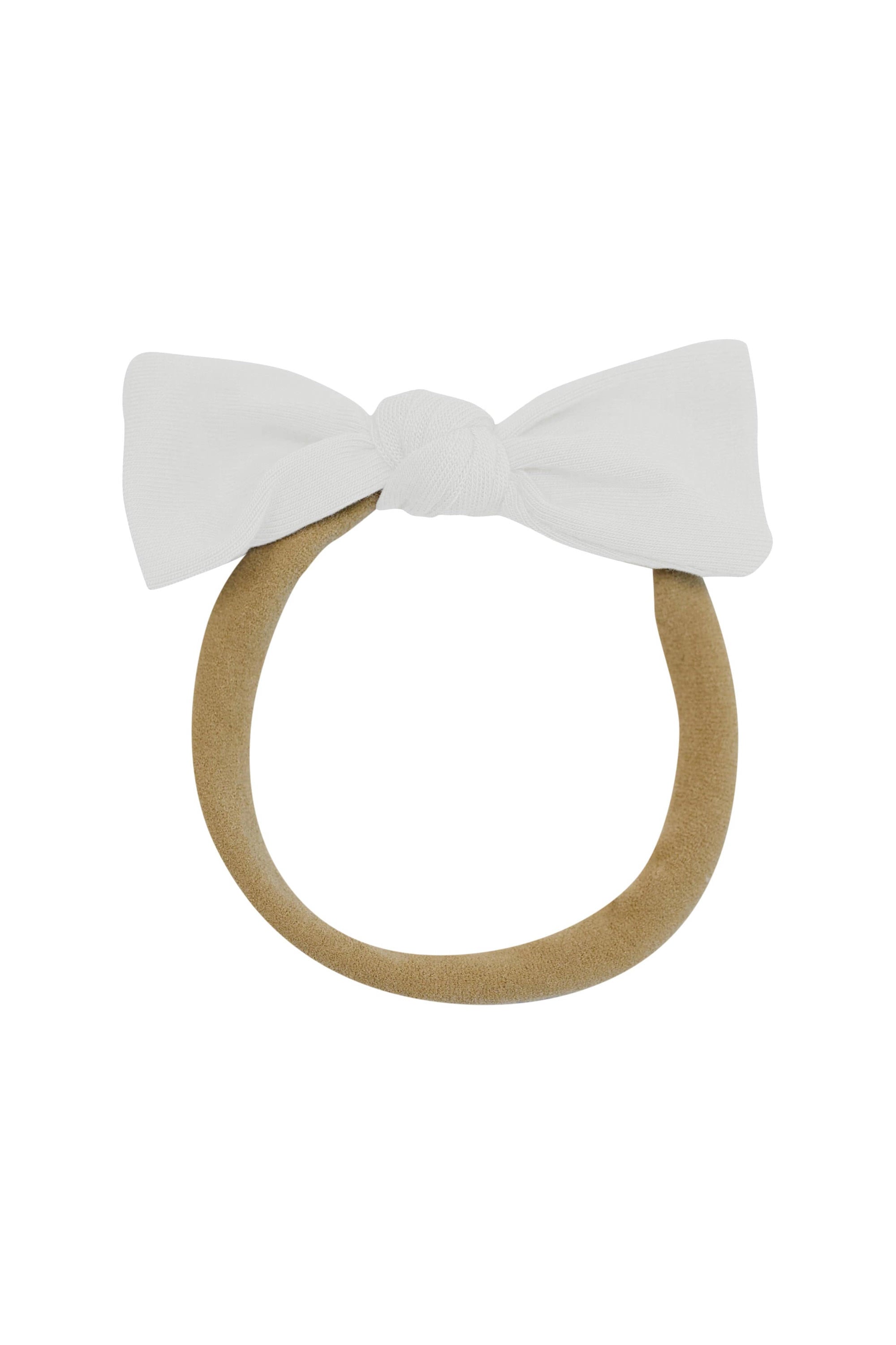 Kyte Baby Tiny Nylon Bow in Oat