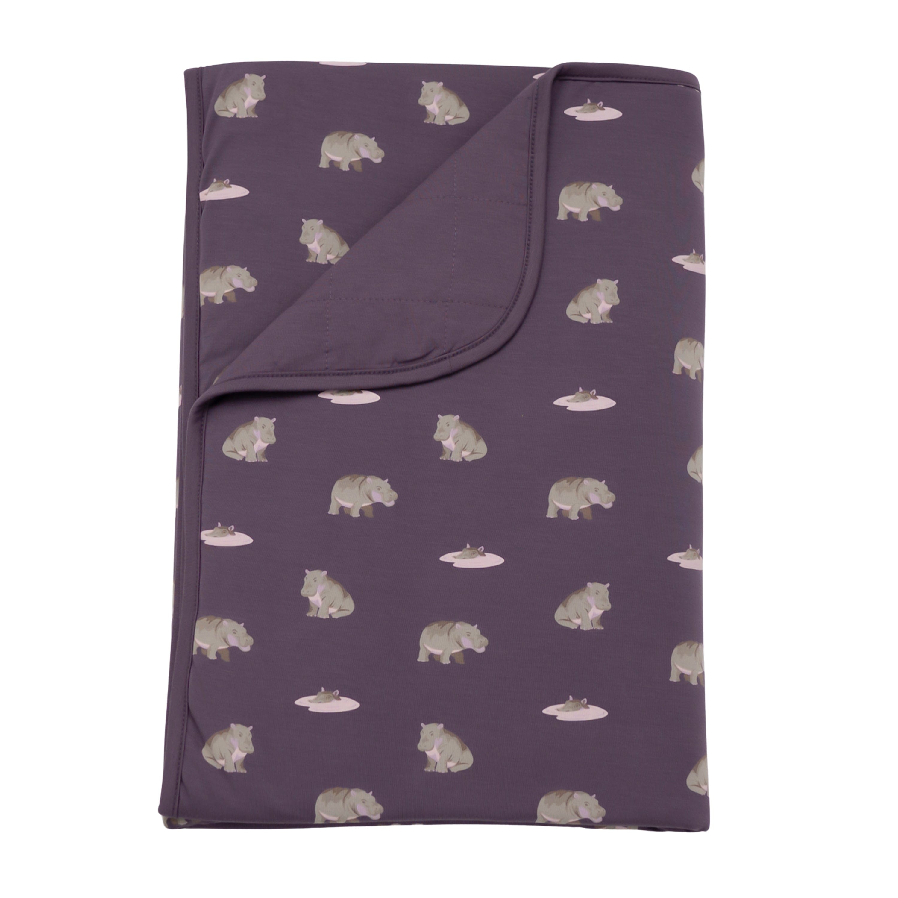 Kyte Baby Toddler Blanket 1.0 Tog Baby Hippo / Toddler Toddler Blanket in Baby Hippo 1.0