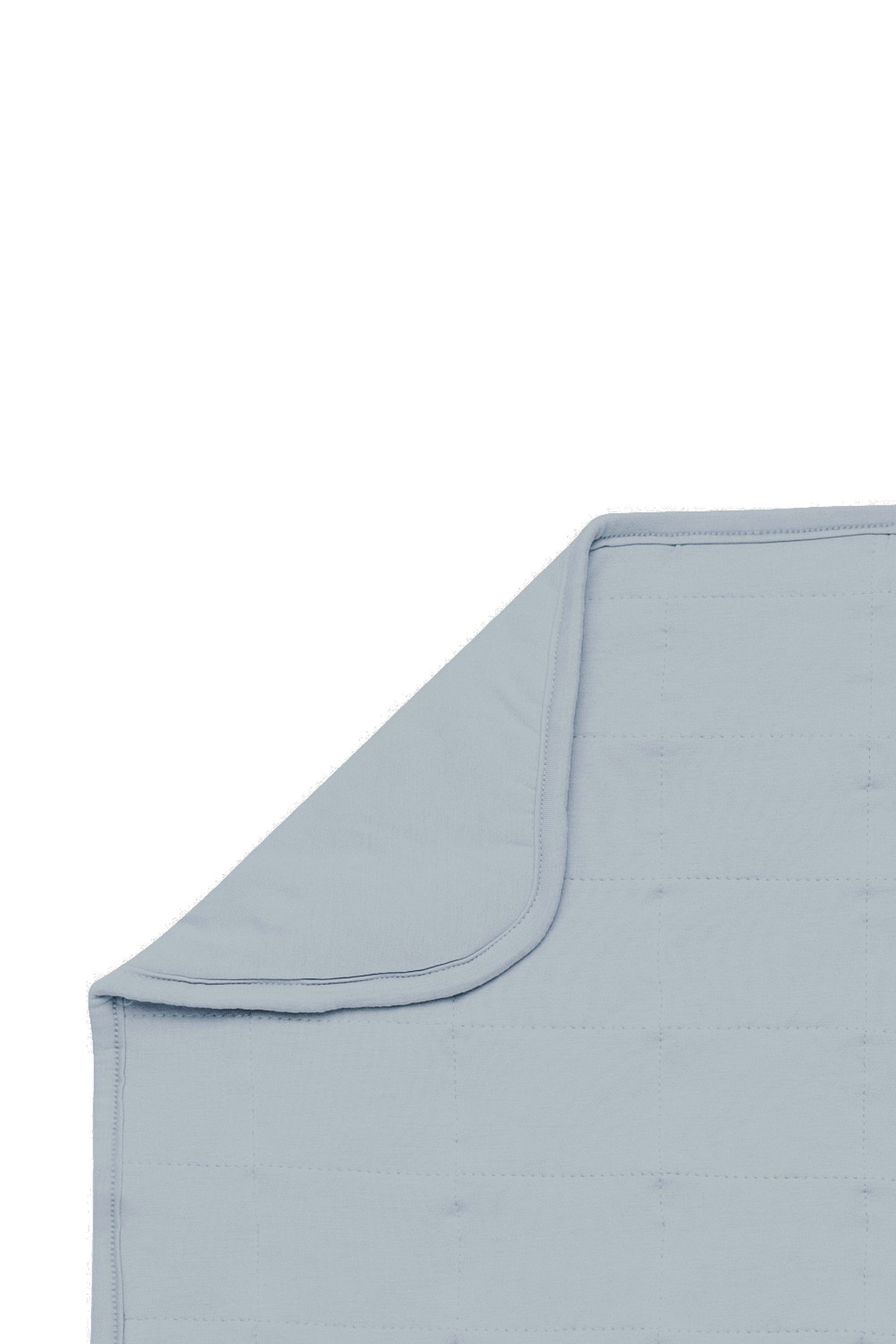 Edge of Kyte Baby TOG 1.0 Toddler Blanket in Fog