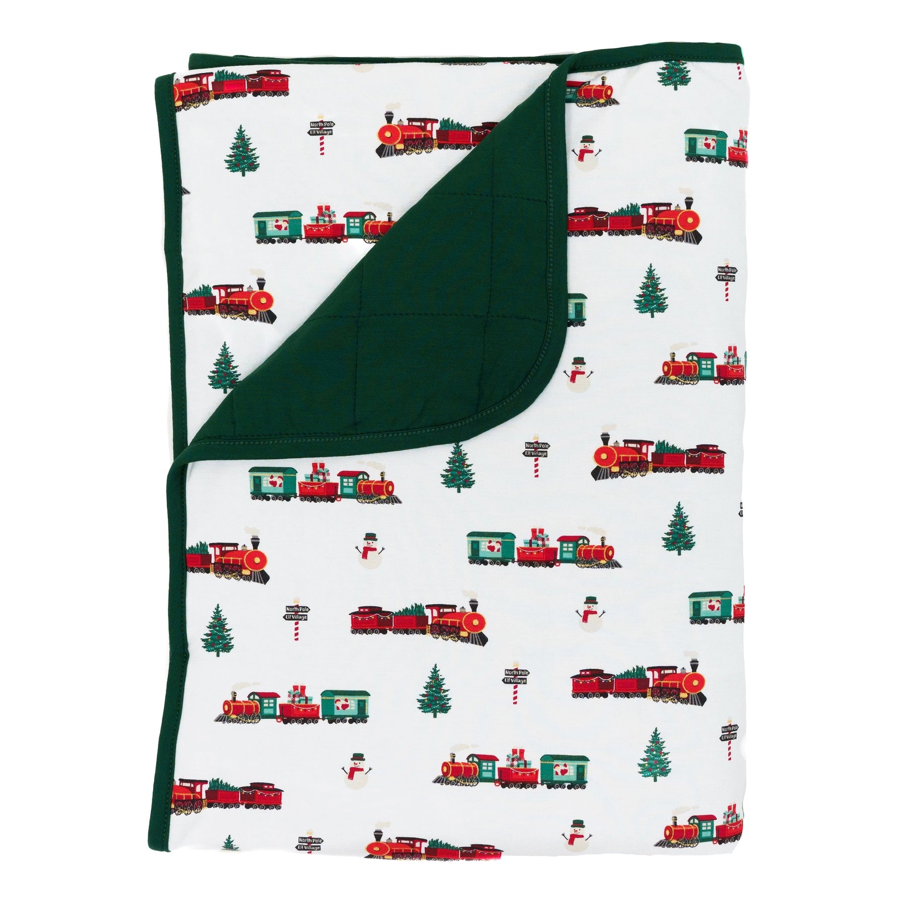 Kyte Baby Toddler Blanket 1.0 Tog Holiday Train / Toddler Toddler Blanket in Holiday Train 1.0