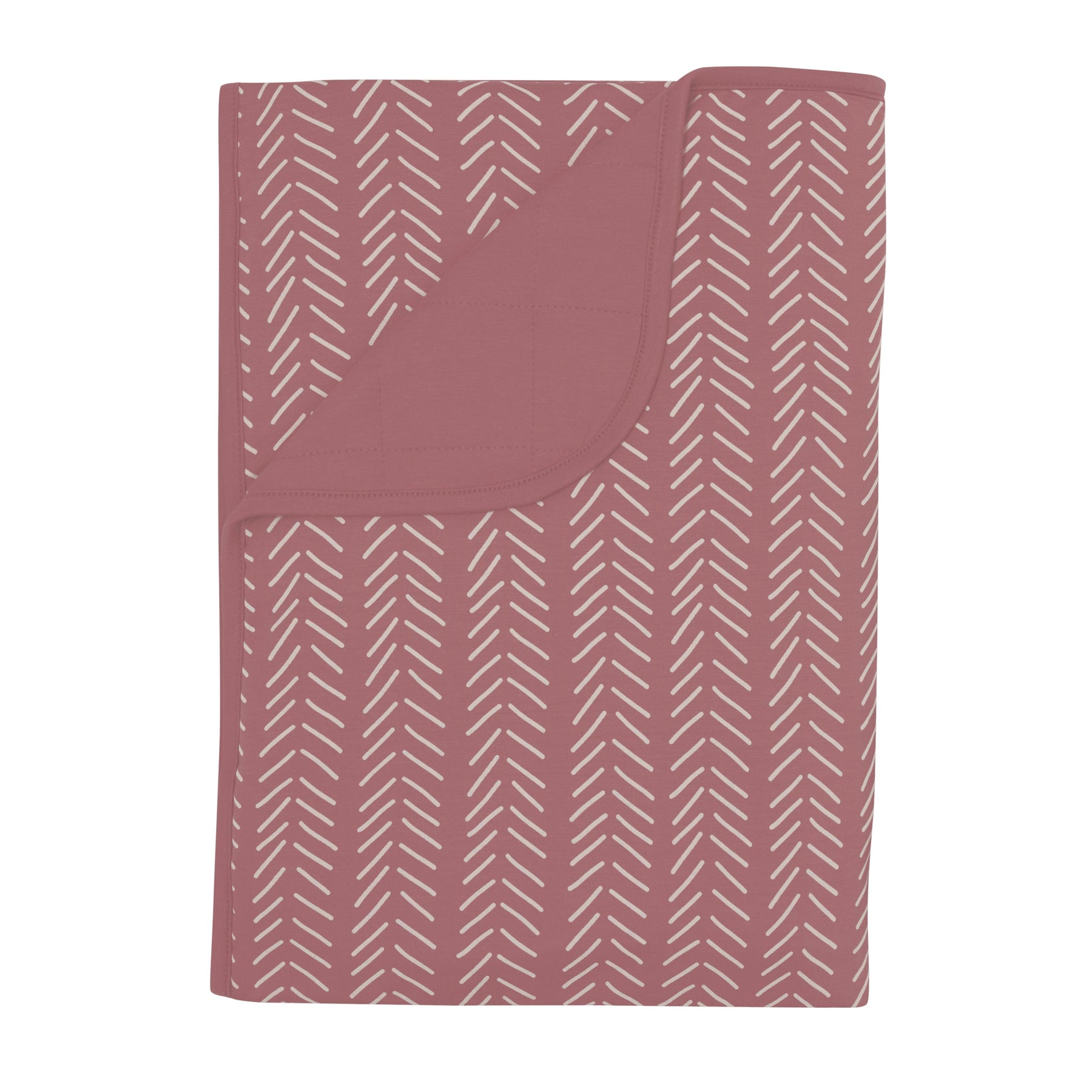 Kyte Baby Toddler Blanket Dusty Rose Herringbone / Toddler Toddler Blanket in Dusty Rose Herringbone 1.0