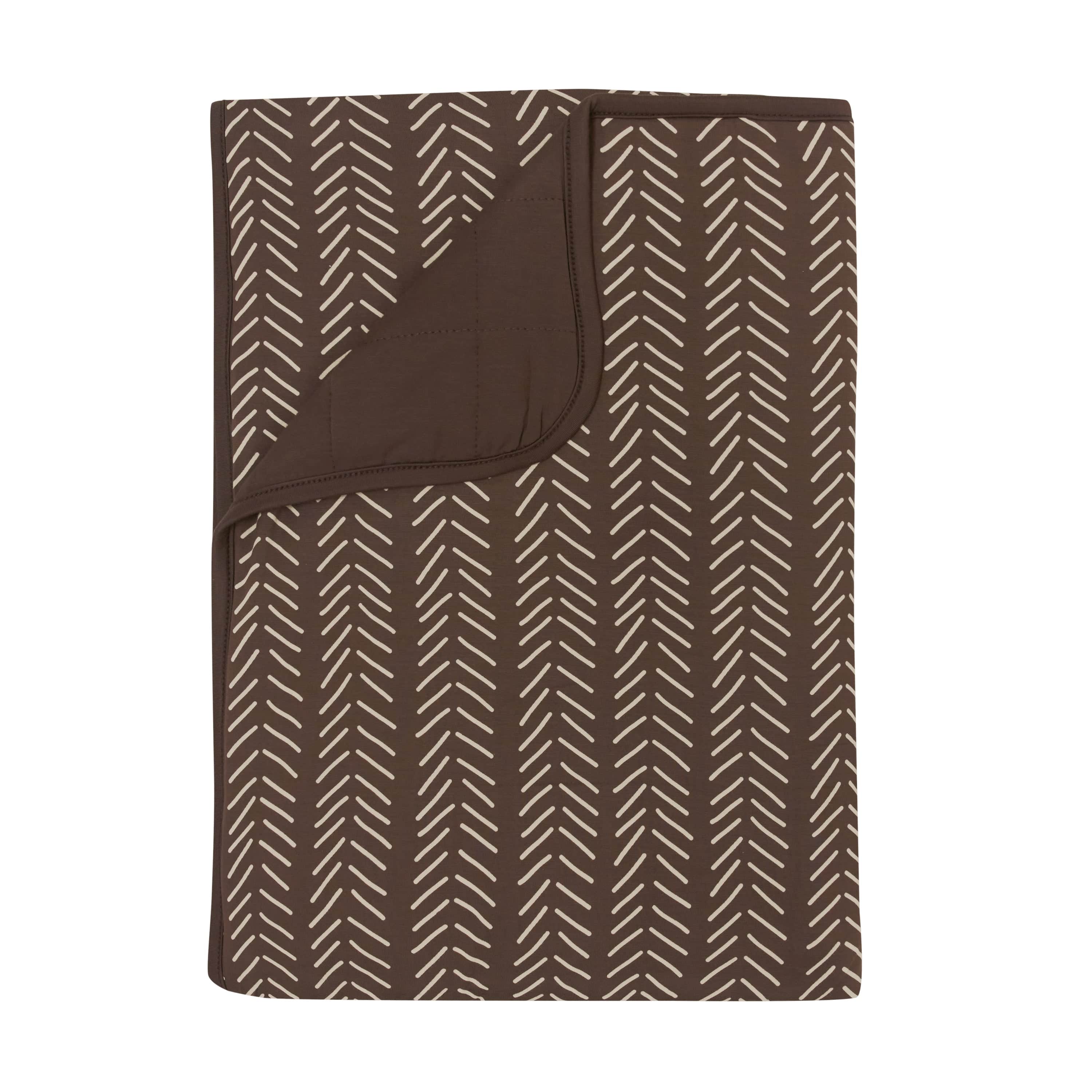 Kyte Baby Toddler Blanket Espresso Herringbone / Toddler Toddler Blanket in Espresso Herringbone 1.0