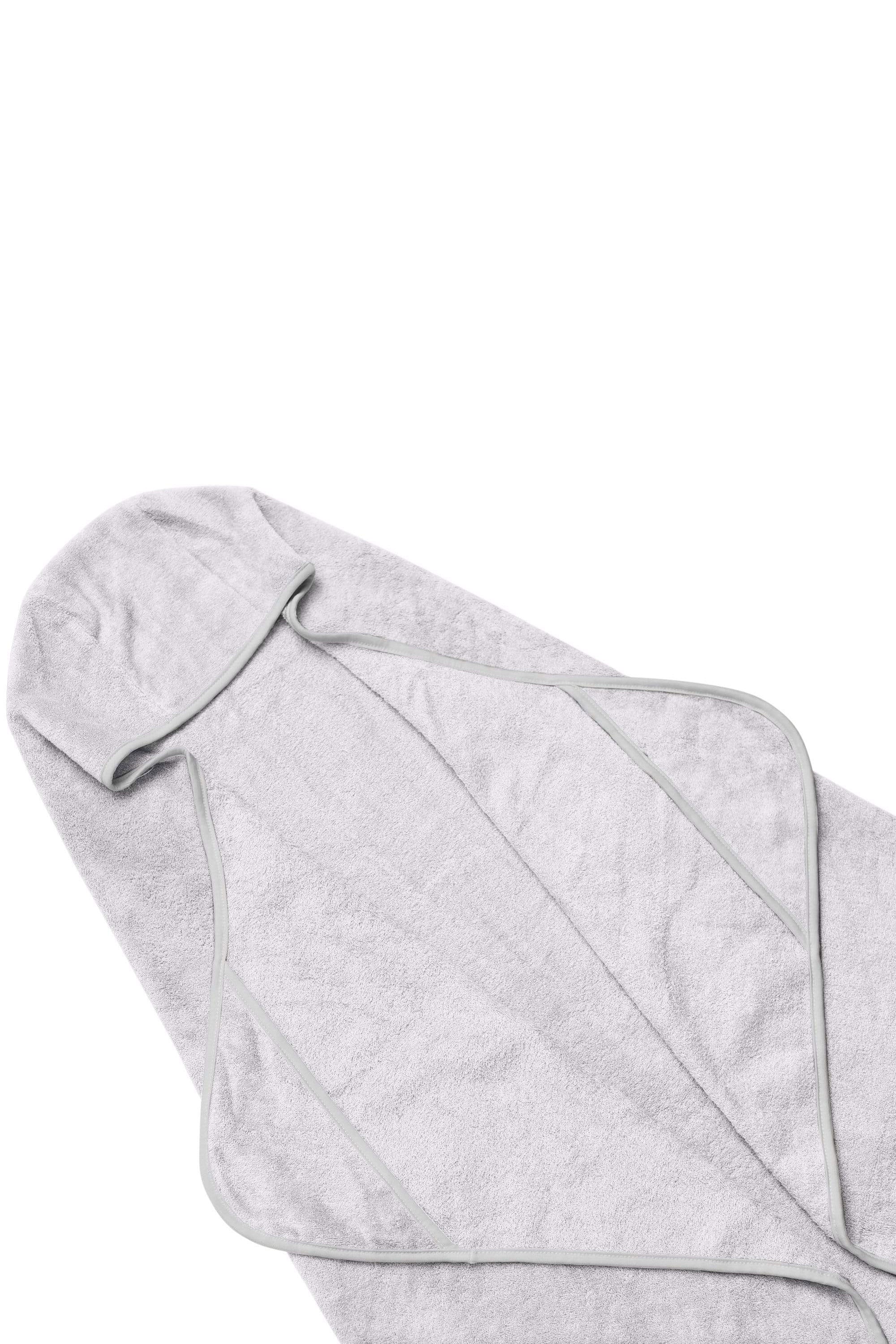 Kyte Baby Toddler Hooded bamboo terry Bath Towel in Storm