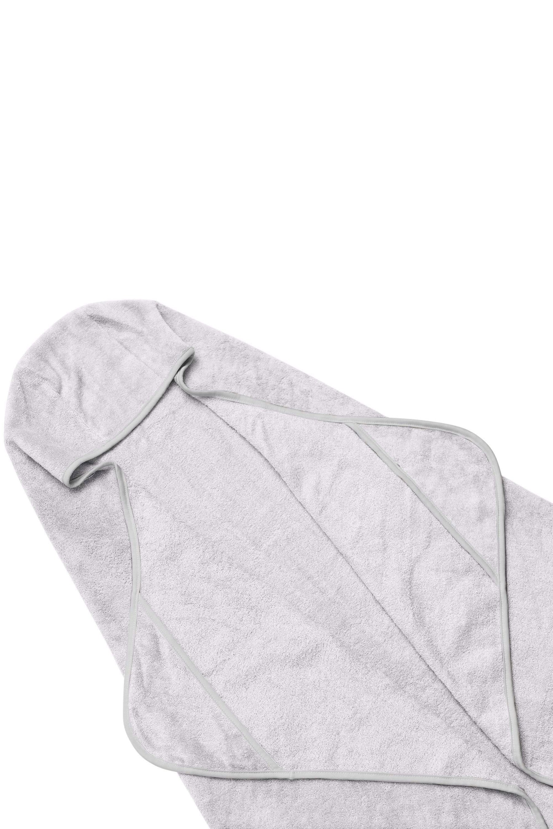 Kyte Baby Toddler Hooded bamboo terry Bath Towel in Storm