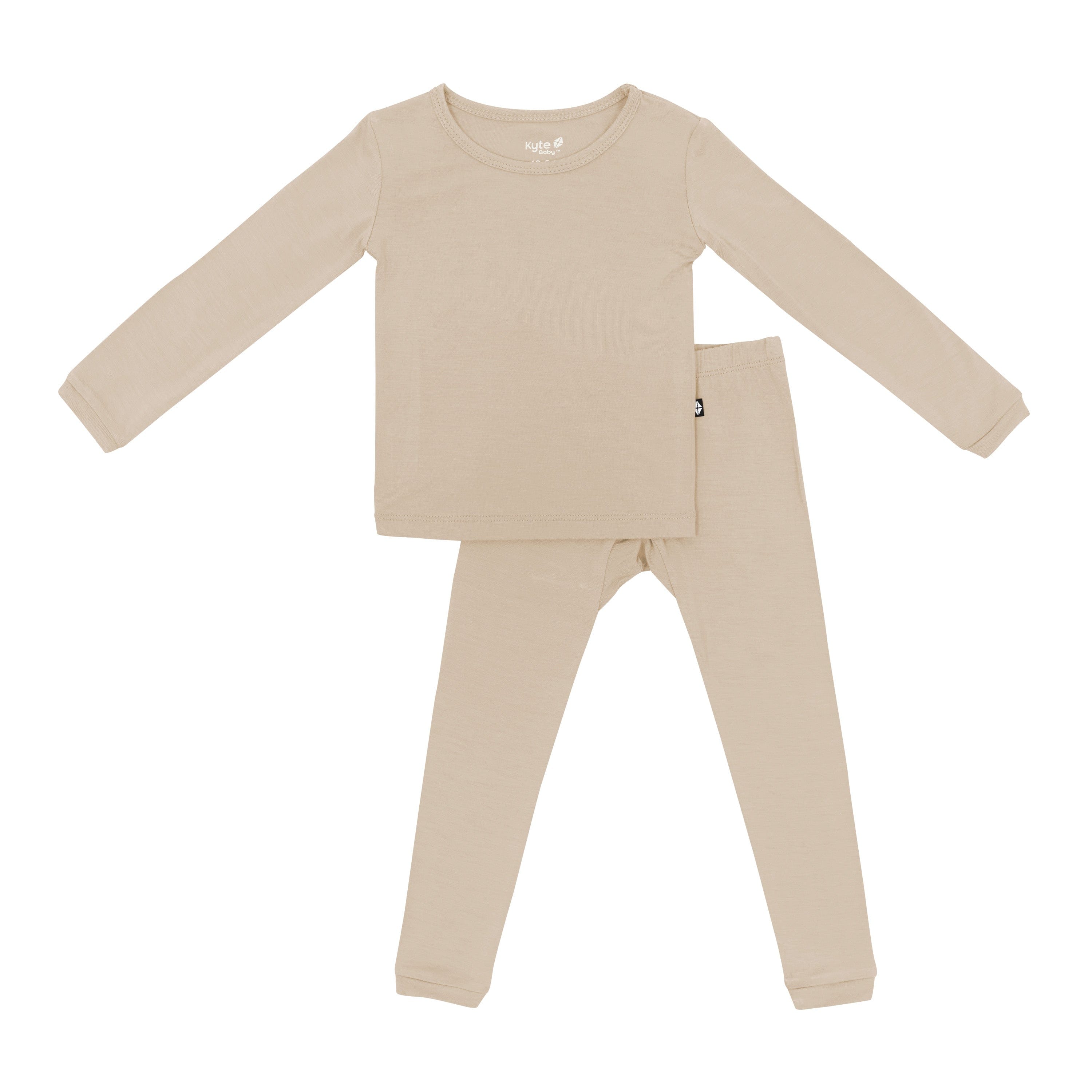 Kyte Baby Long Sleeve Pajamas in Almond