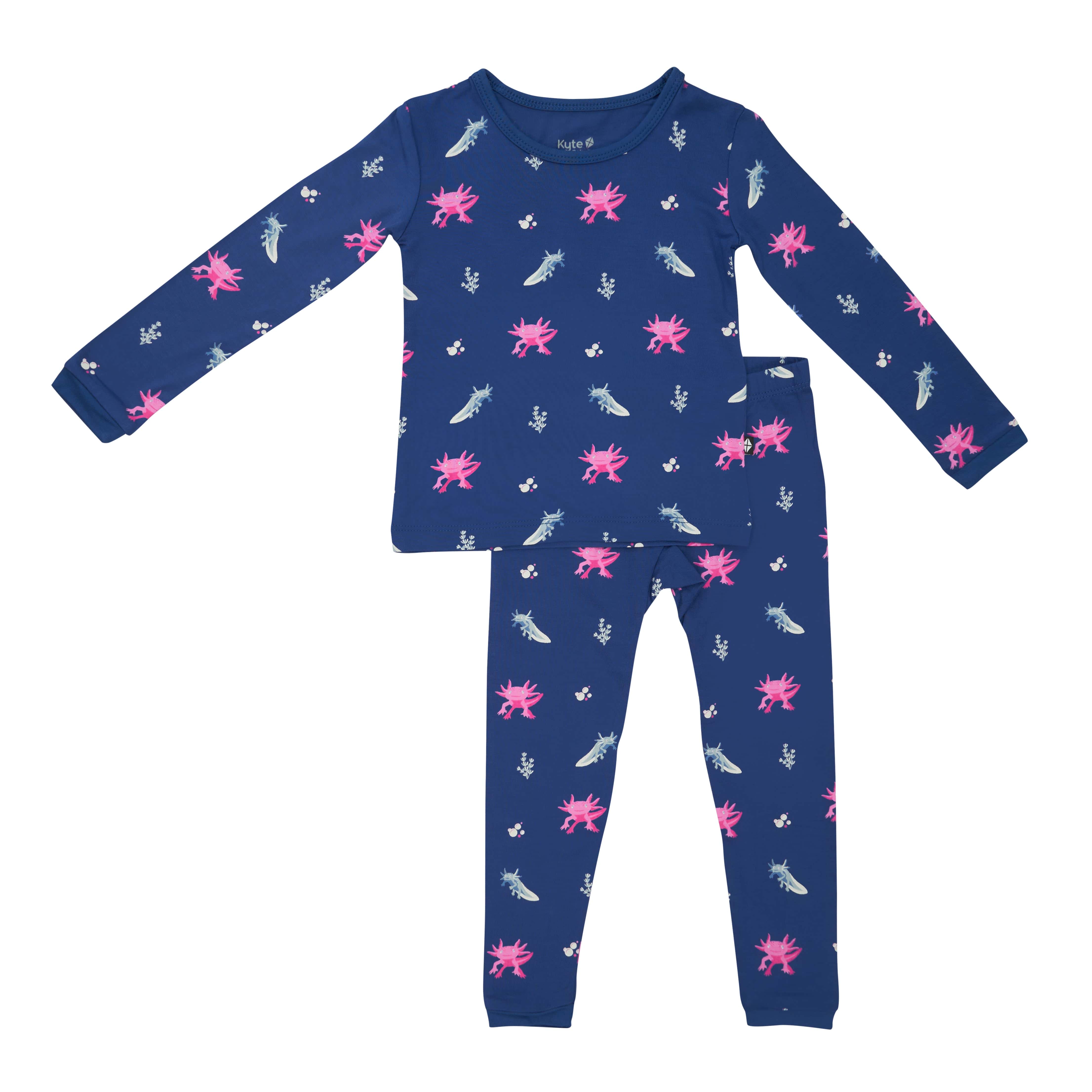 Kyte Baby Toddler Long Sleeve Pajamas Long Sleeve Pajamas in Axolotl