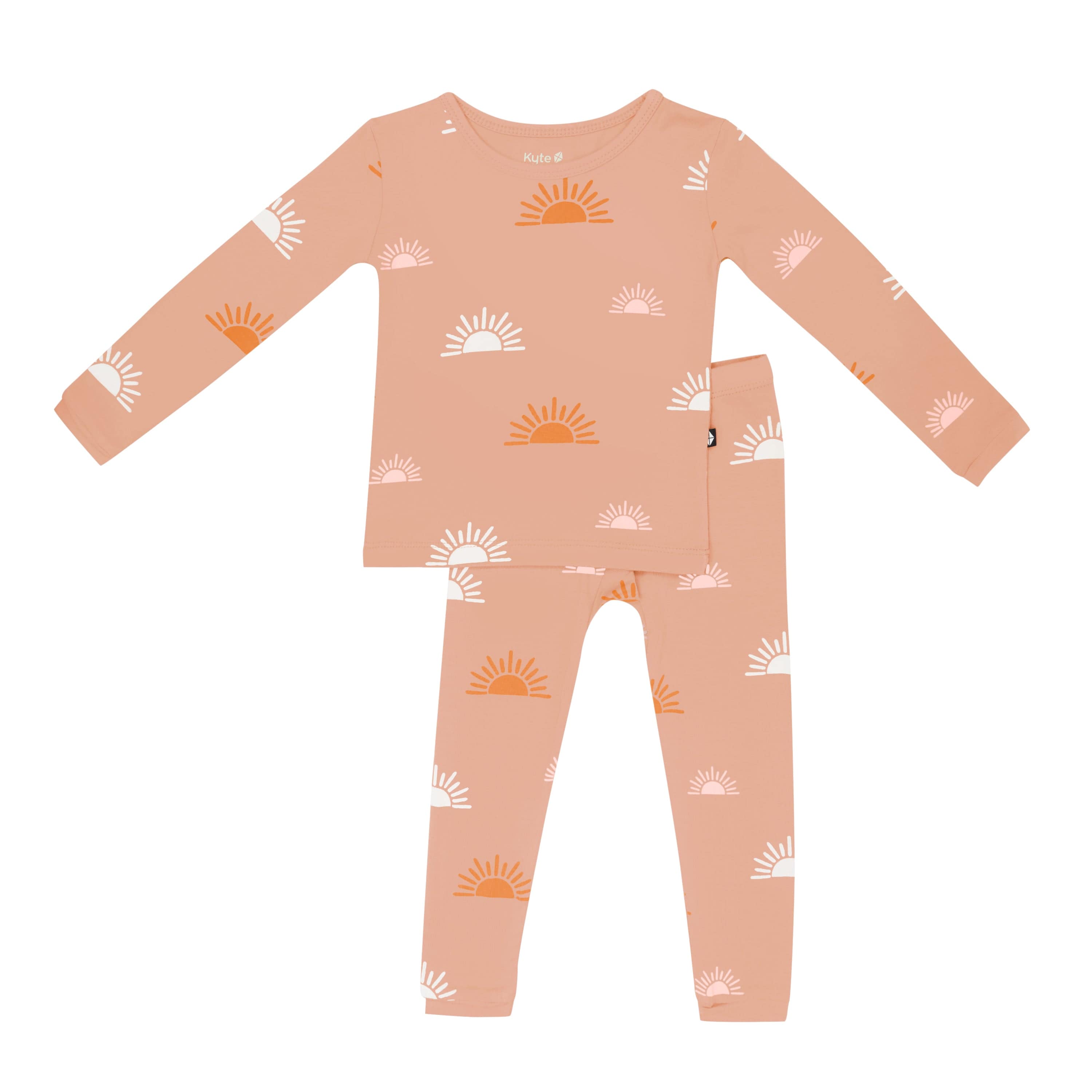 Kyte Baby Toddler Long Sleeve Pajamas Long Sleeve Pajamas in Boho Sun