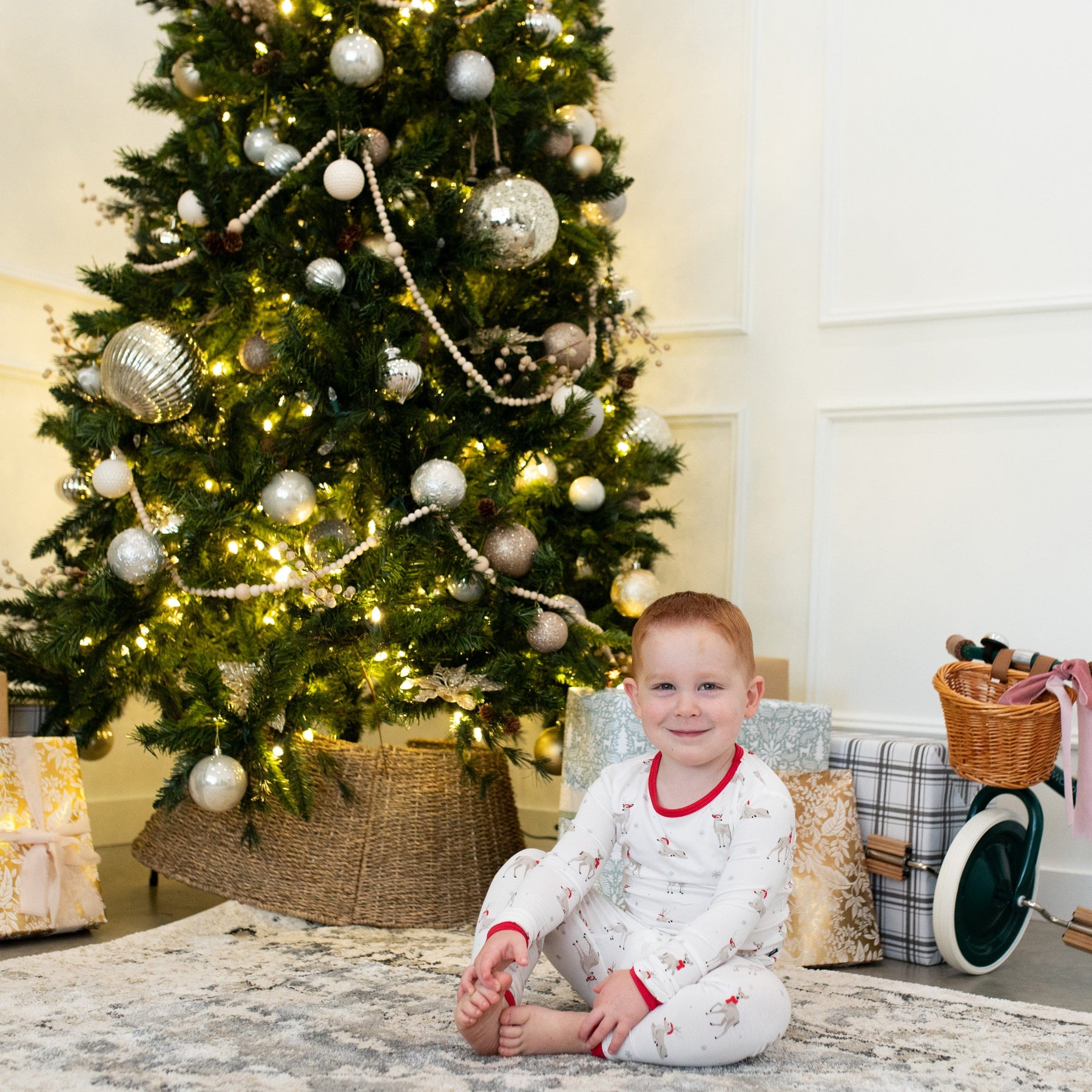 Kyte Baby Toddler Long Sleeve Pajamas Long Sleeve Pajamas in Cloud Deer