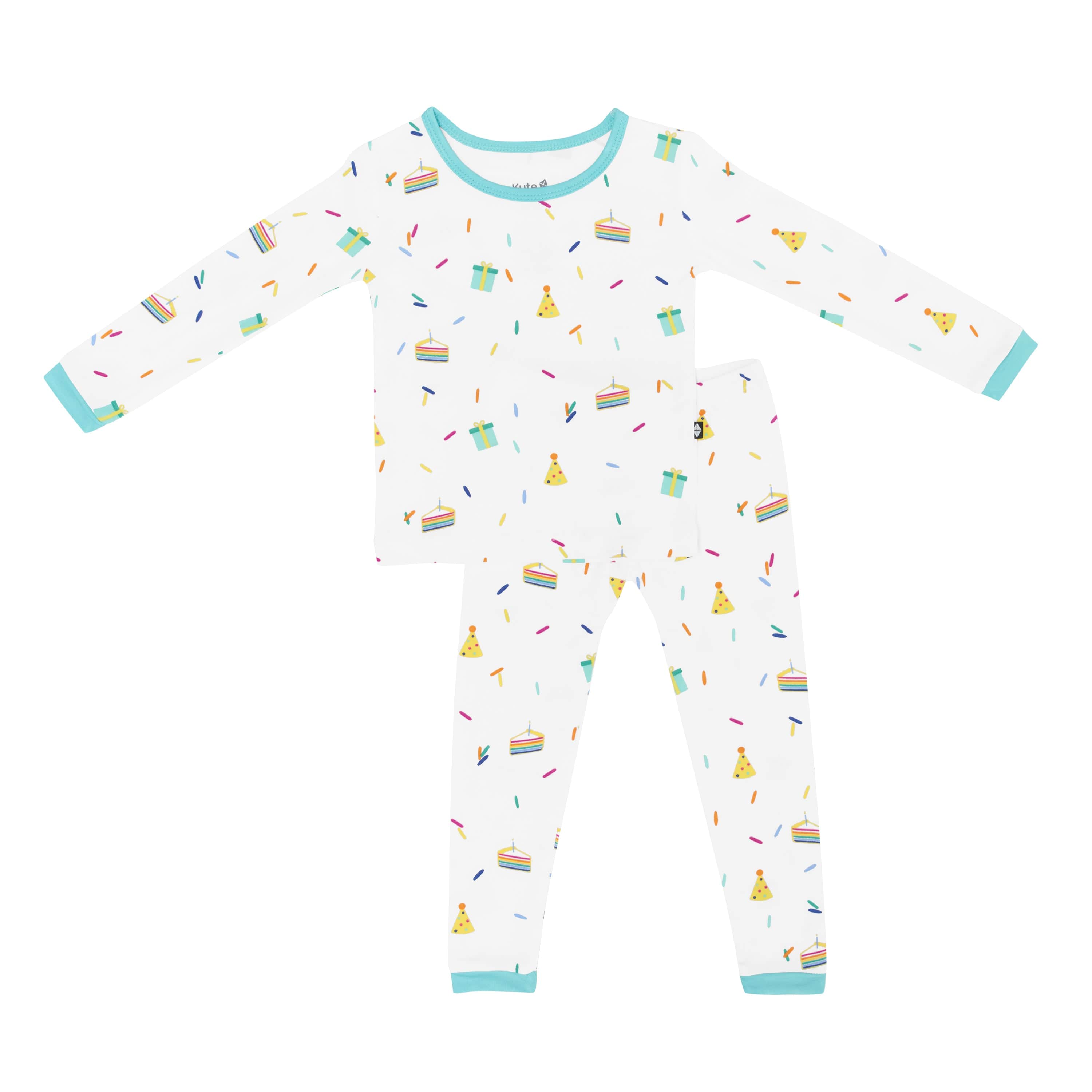 Kyte Baby Toddler Long Sleeve Pajamas Long Sleeve Pajamas in Cloud Party